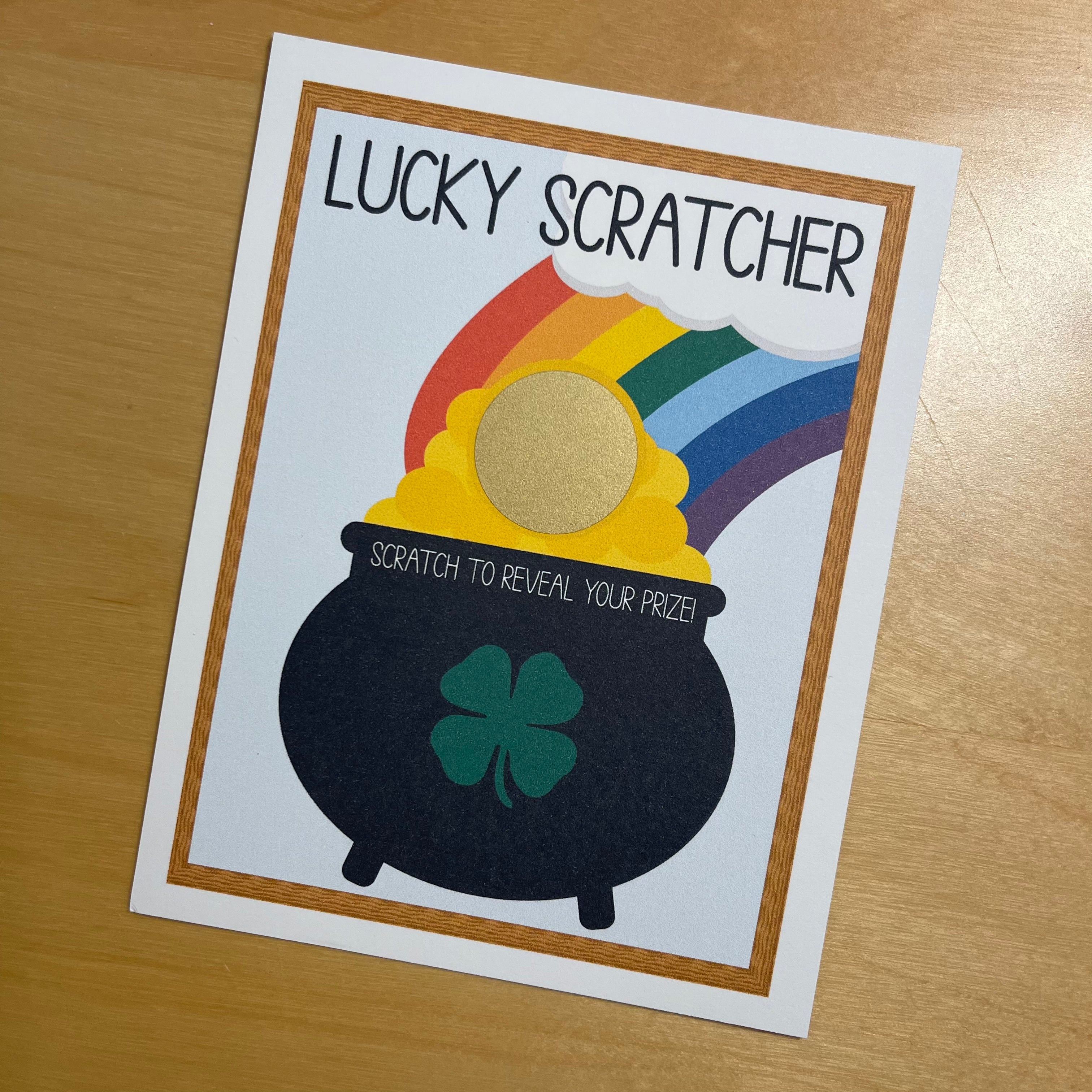 Lucky Scratchers - Customer Promotional Cards with Envelopes