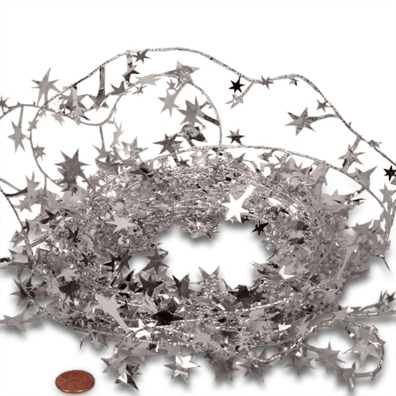 Silver Star Garland