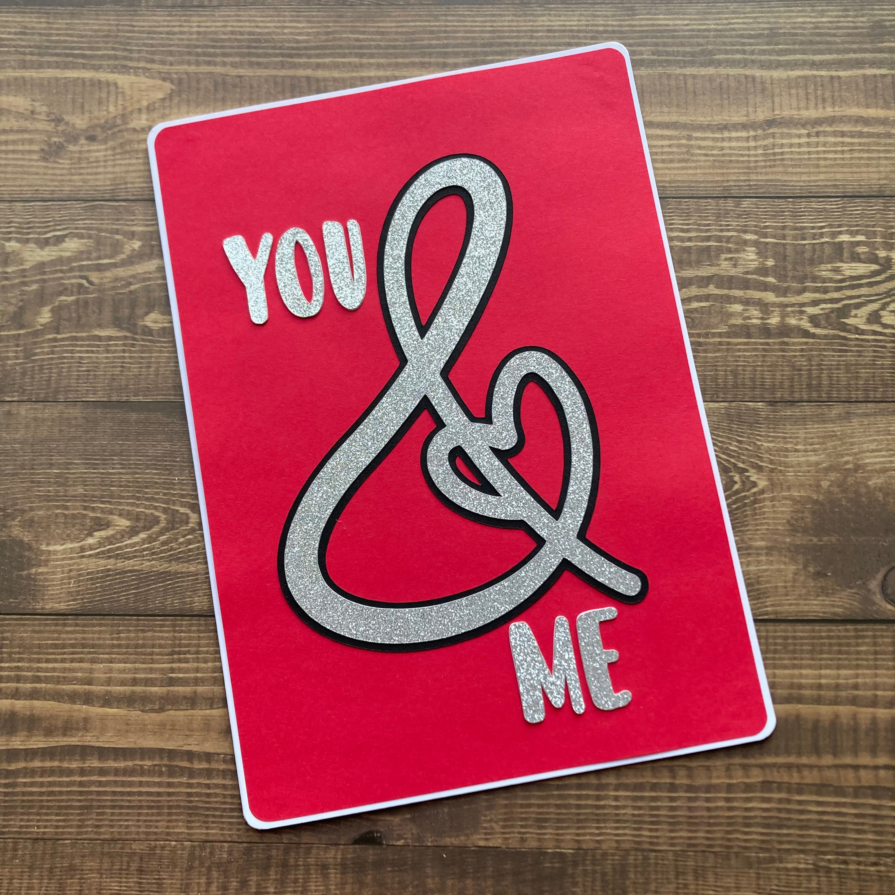 You & Me - Handmade Card