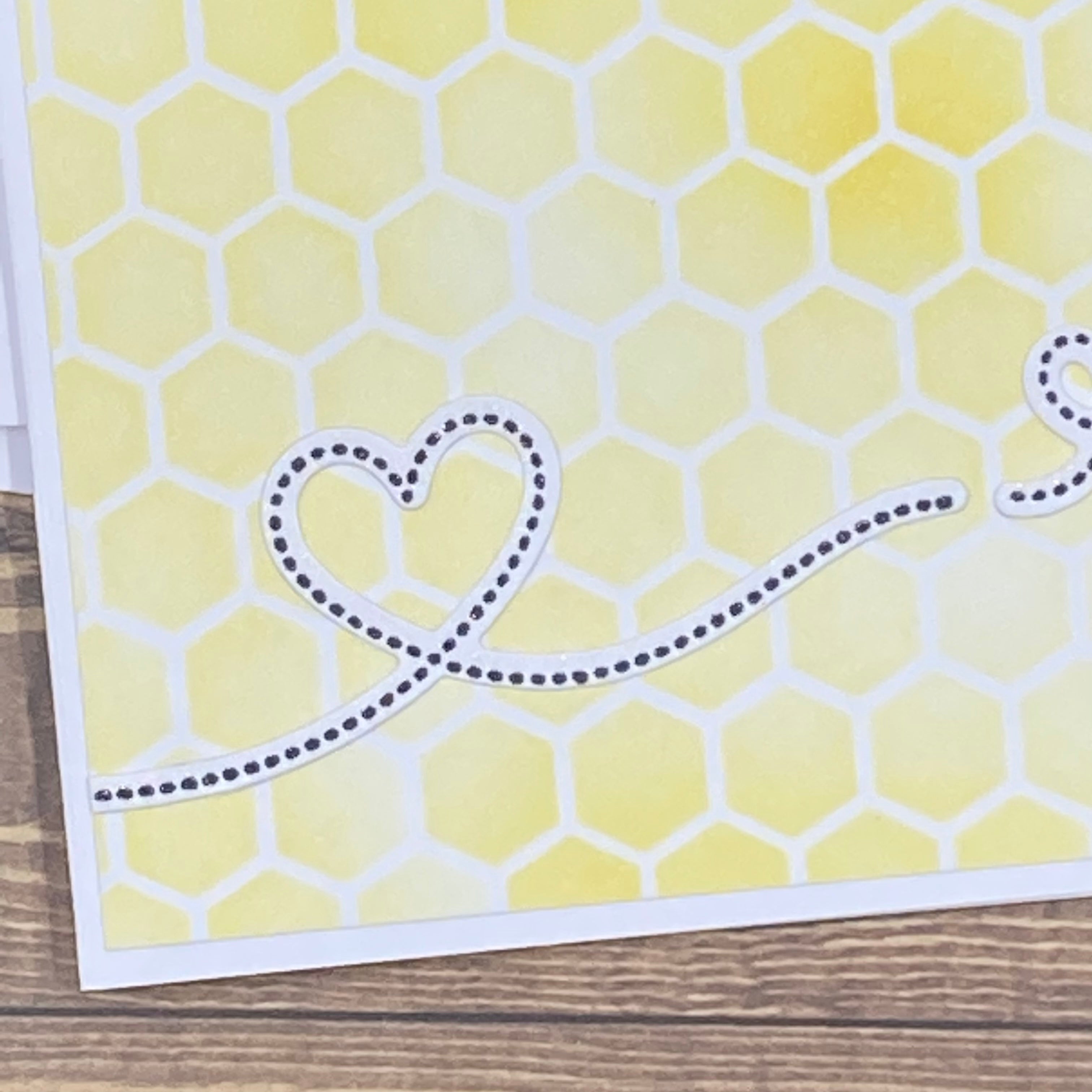 Queen Bee on the move - Handmade Card