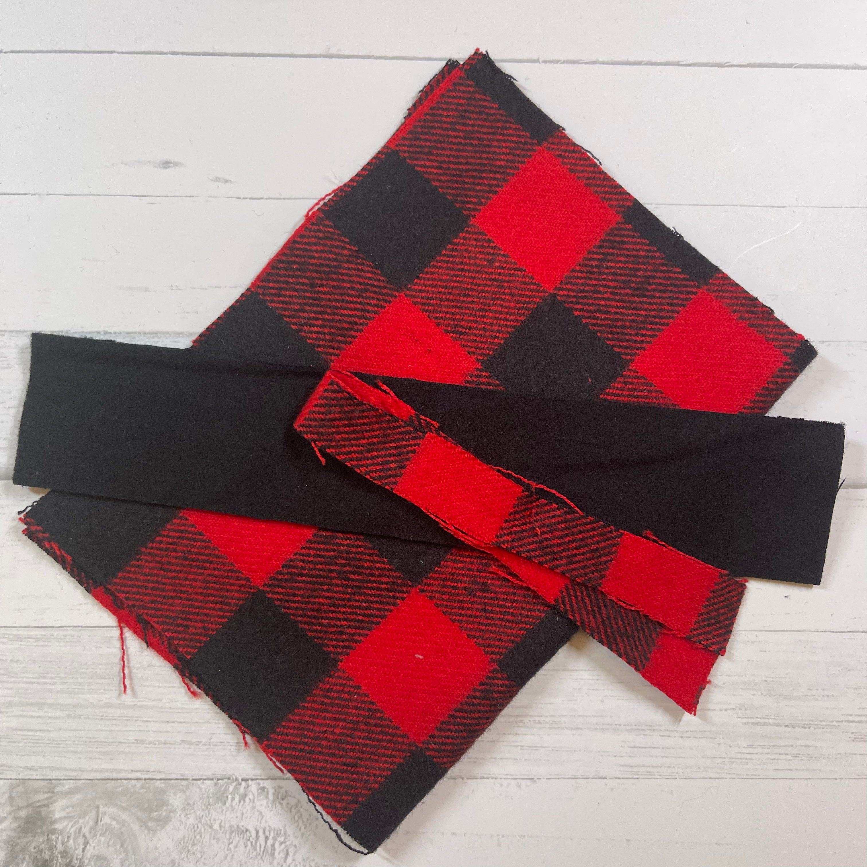 Snowman Kit - Red Plaid