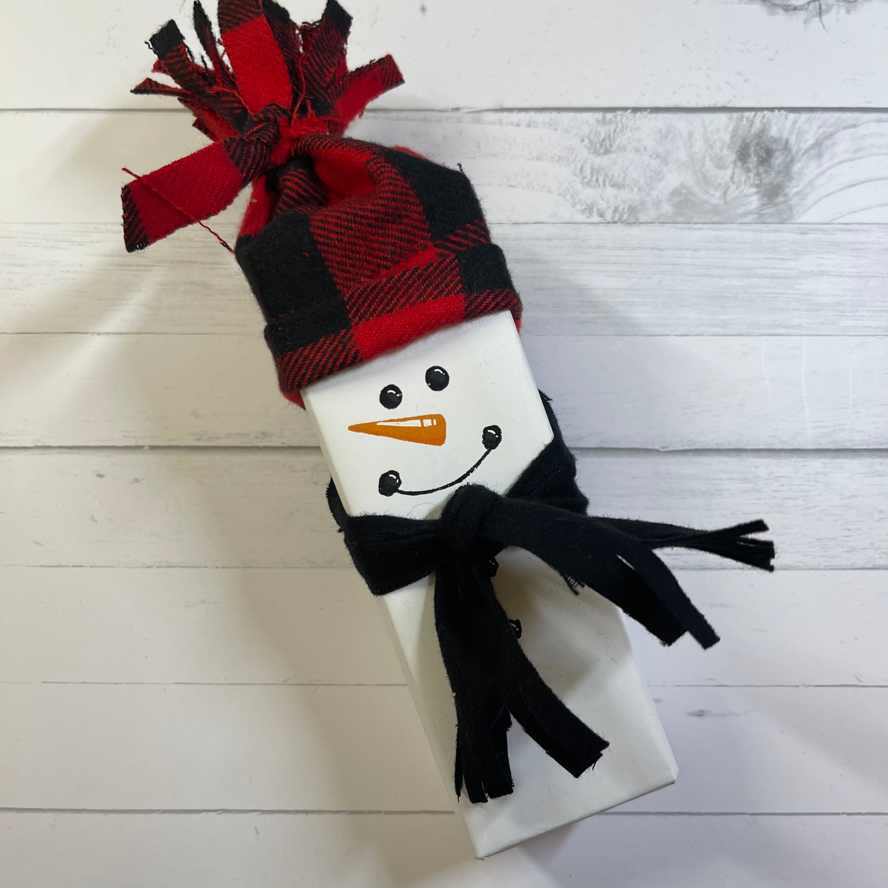 Snowman Kit - Red Plaid