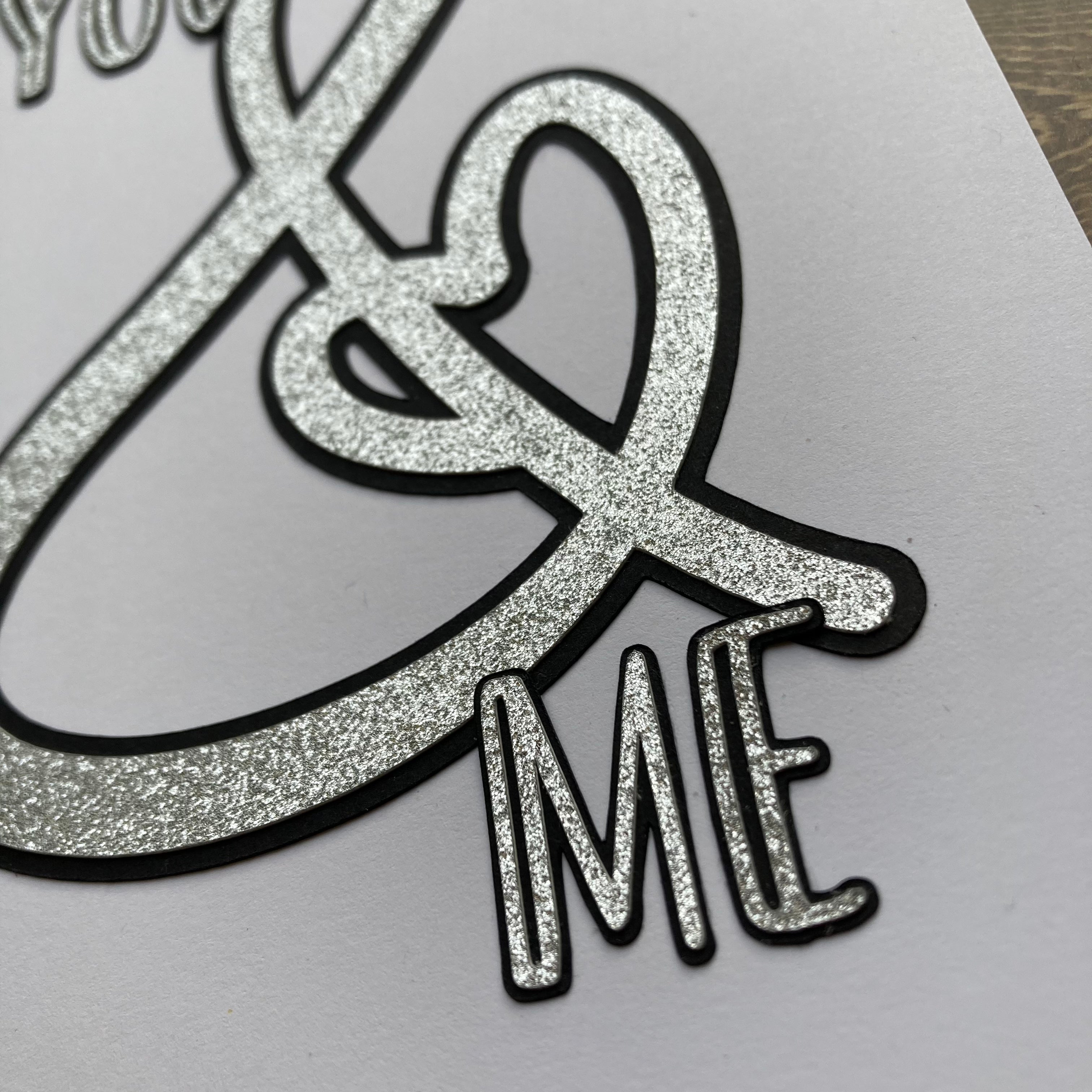 You & Me - Handmade Card