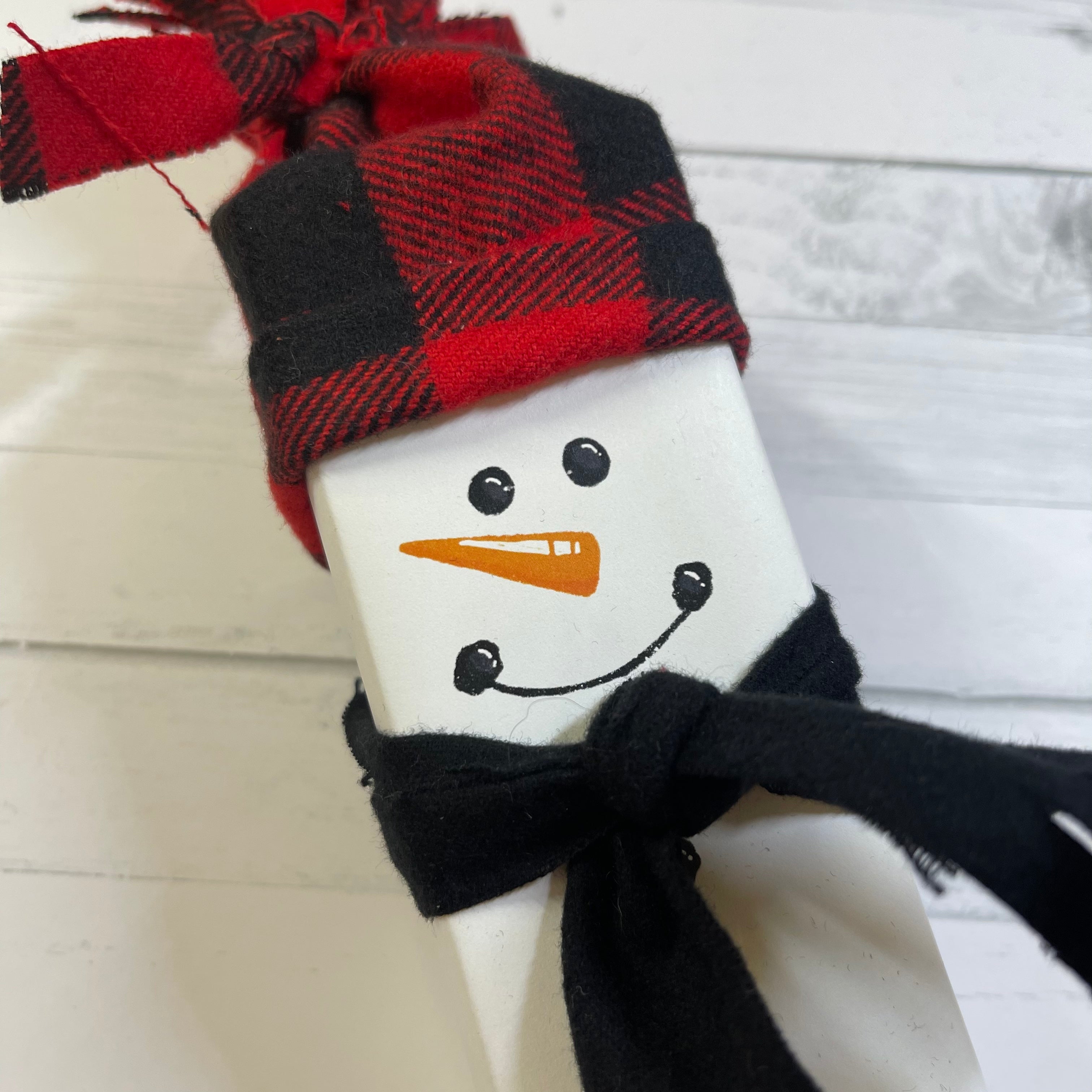 Snowman Kit - Red Plaid