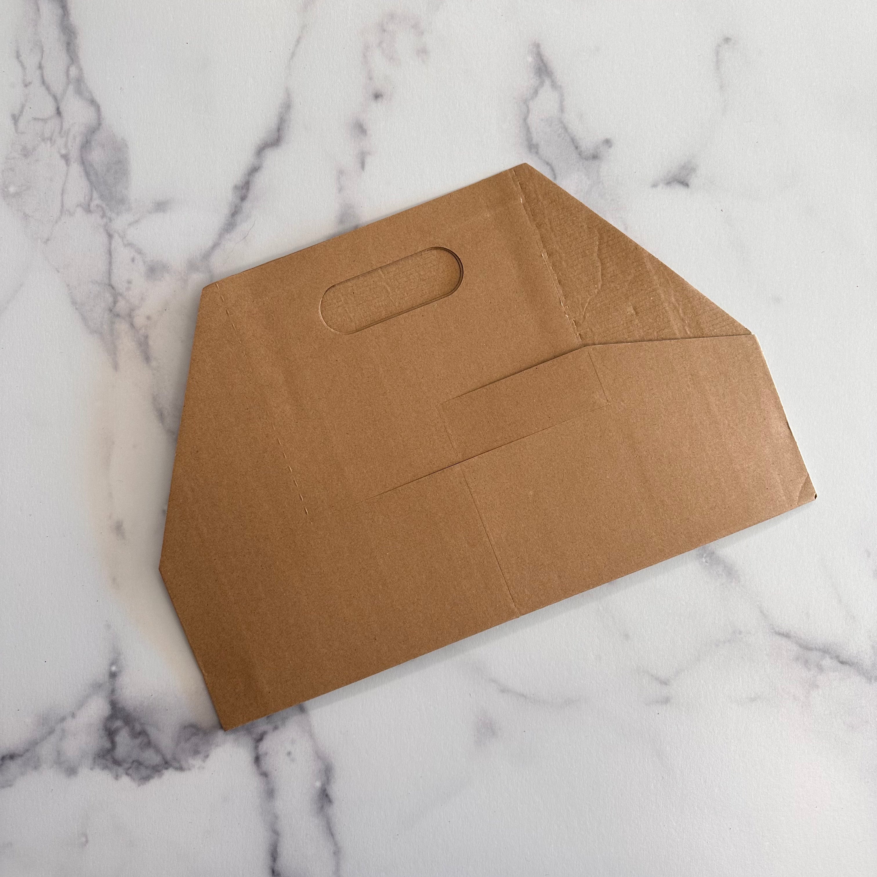 Kraft Paperboard Carrier with Handle