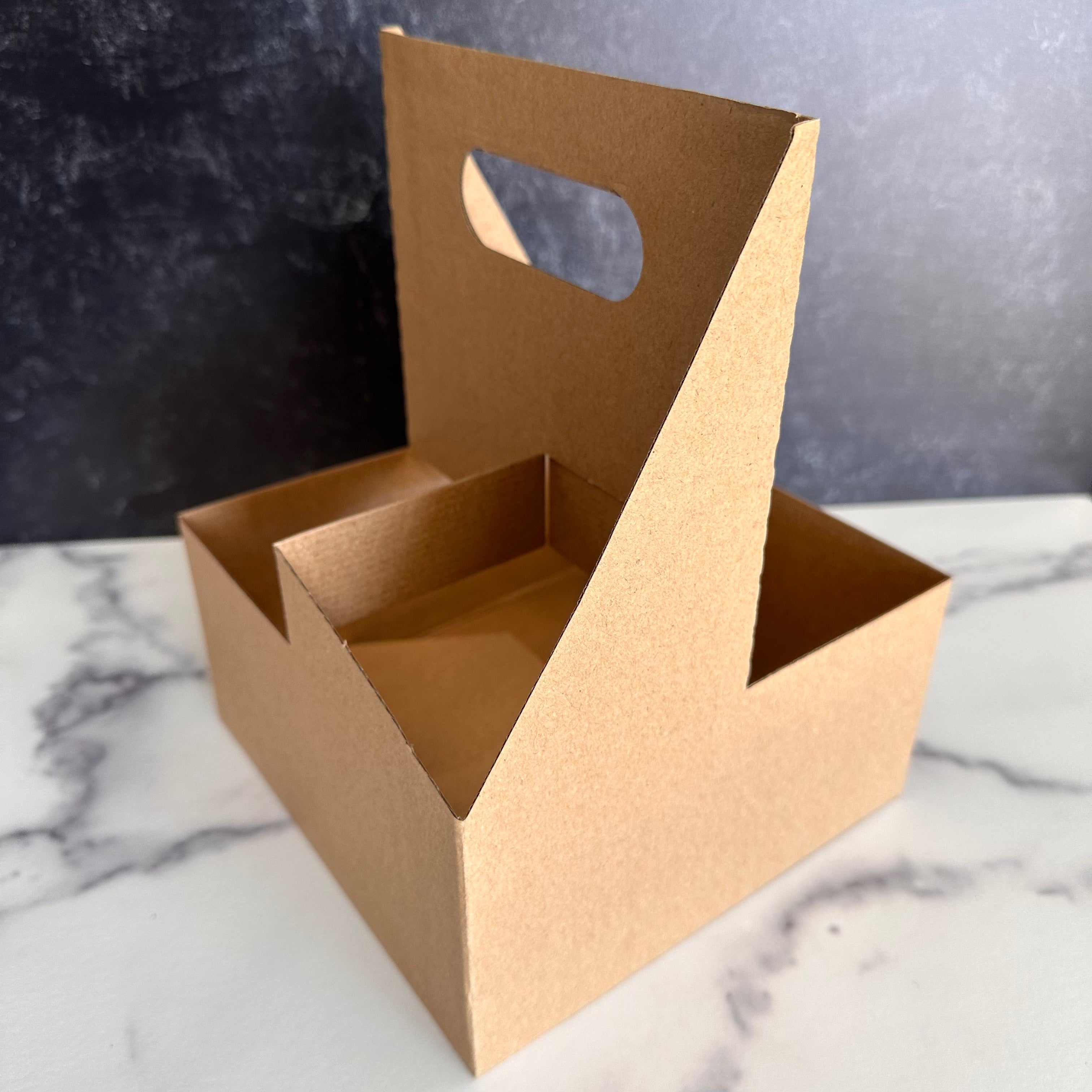 Kraft Paperboard Carrier with Handle