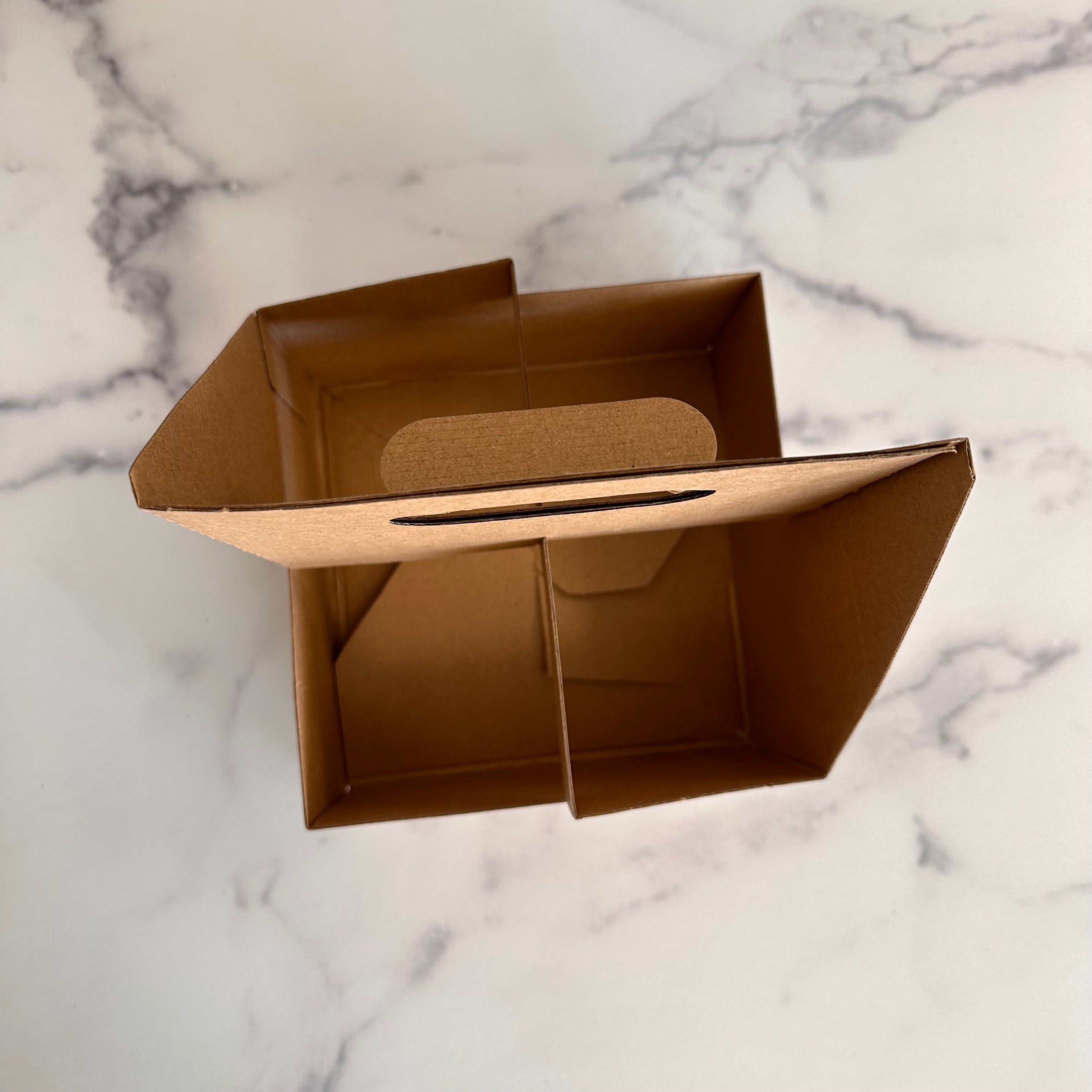 Kraft Paperboard Carrier with Handle