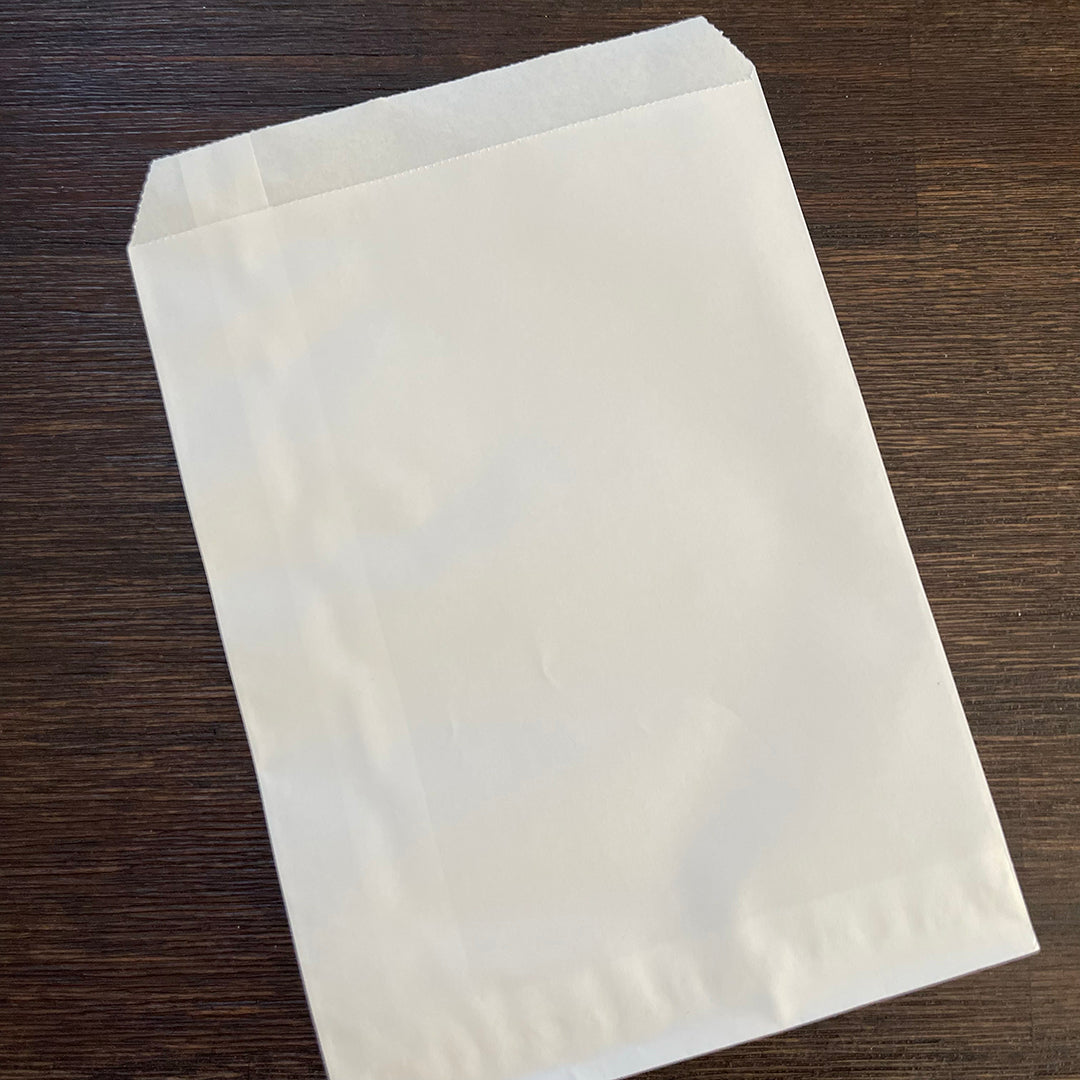 6 1/4" x 9 1/4" White Merchandise Bags