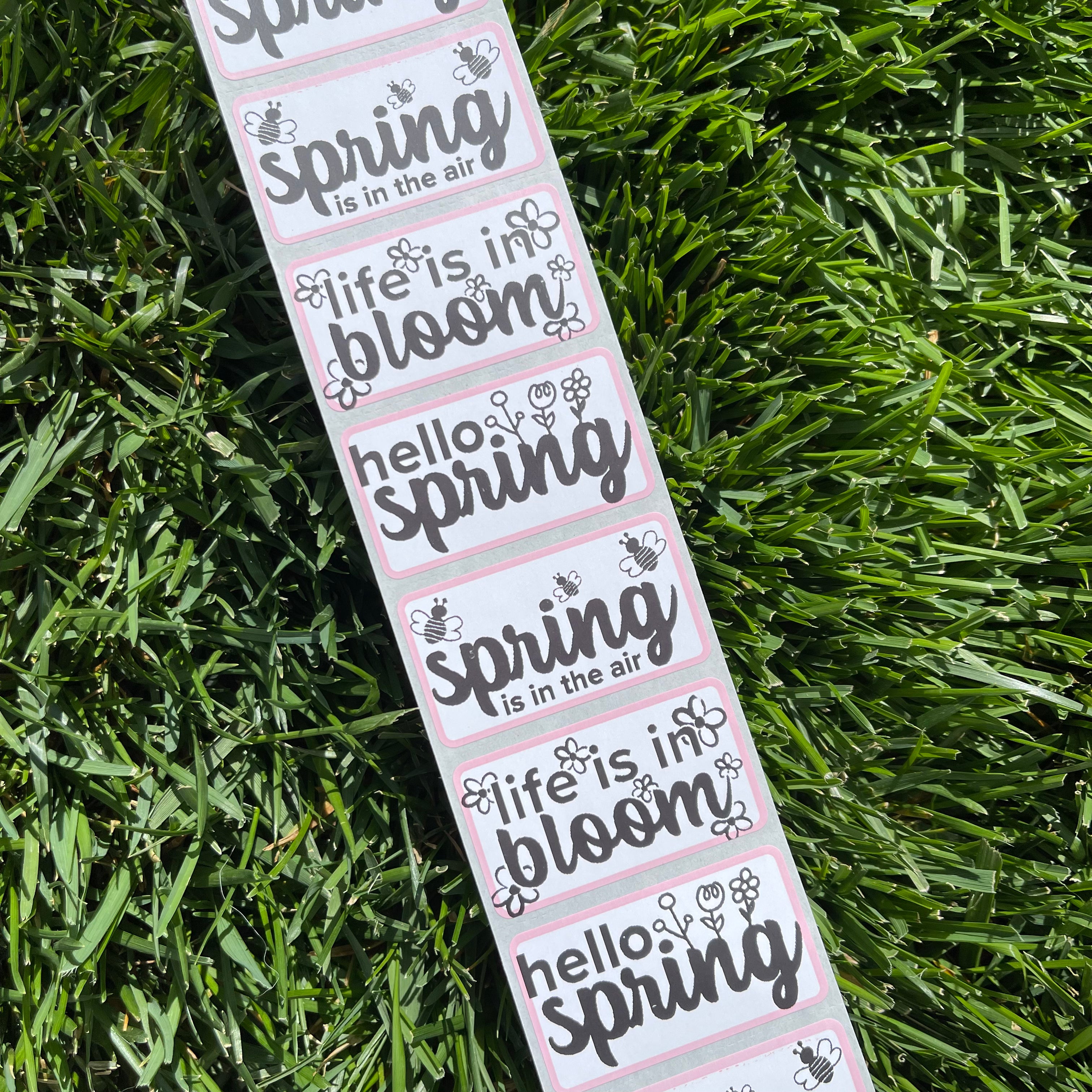 Spring Variety - Strip Stickers