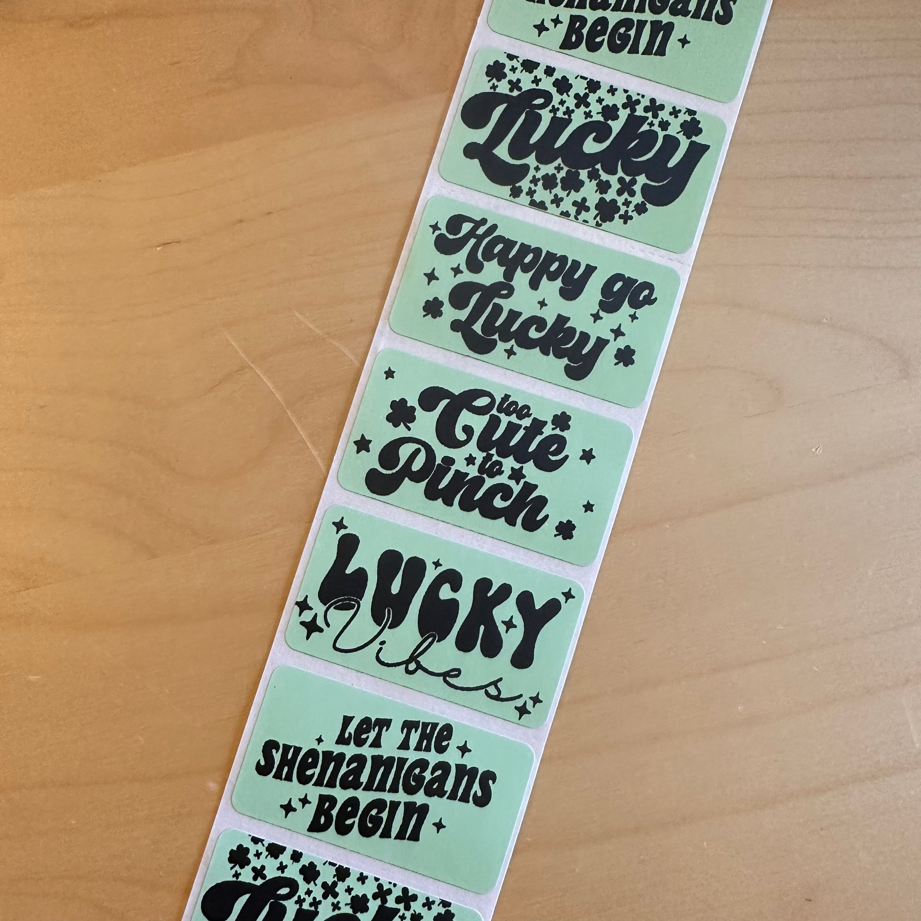 Lucky Variety - Strip Stickers