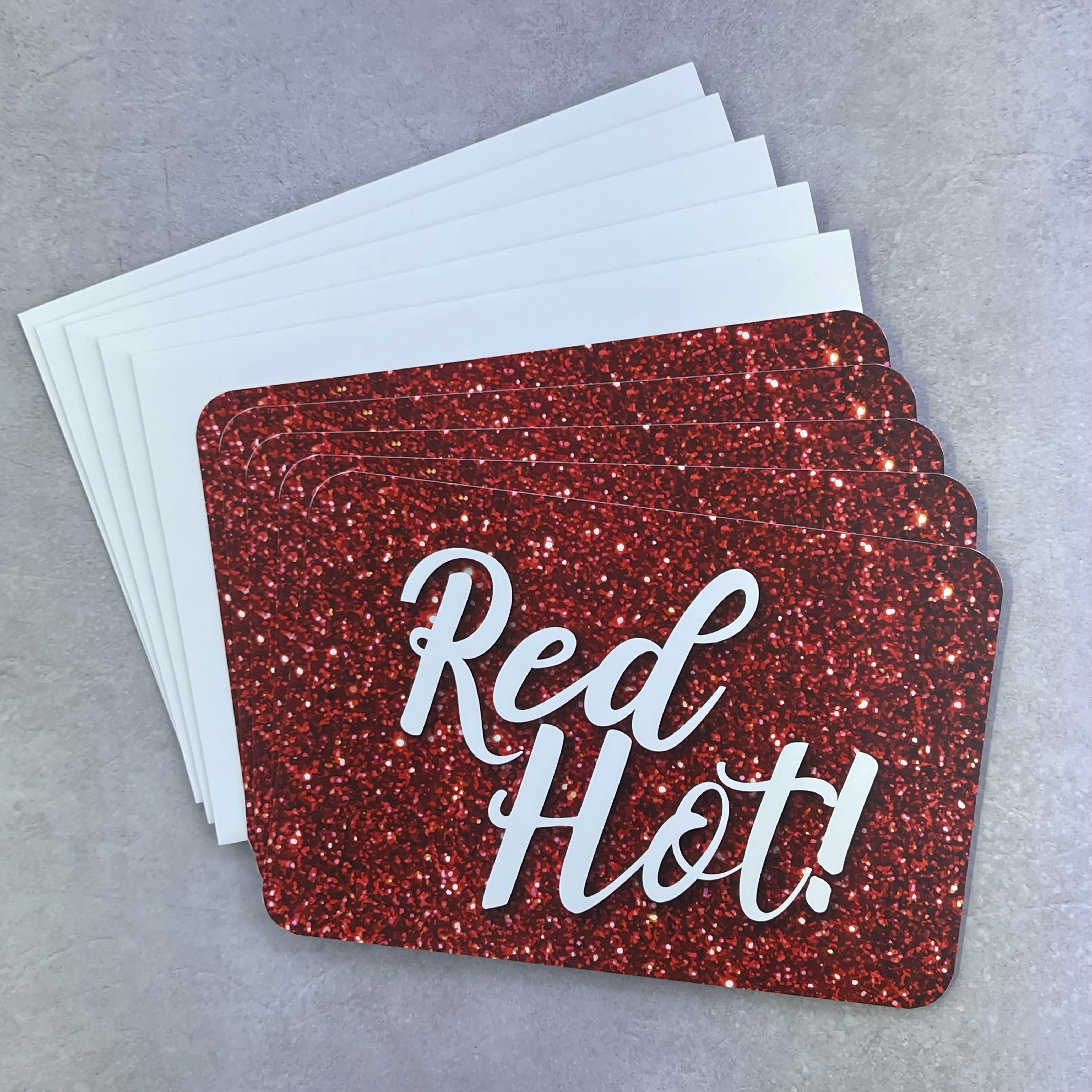 Red Hot- Notecard Sets