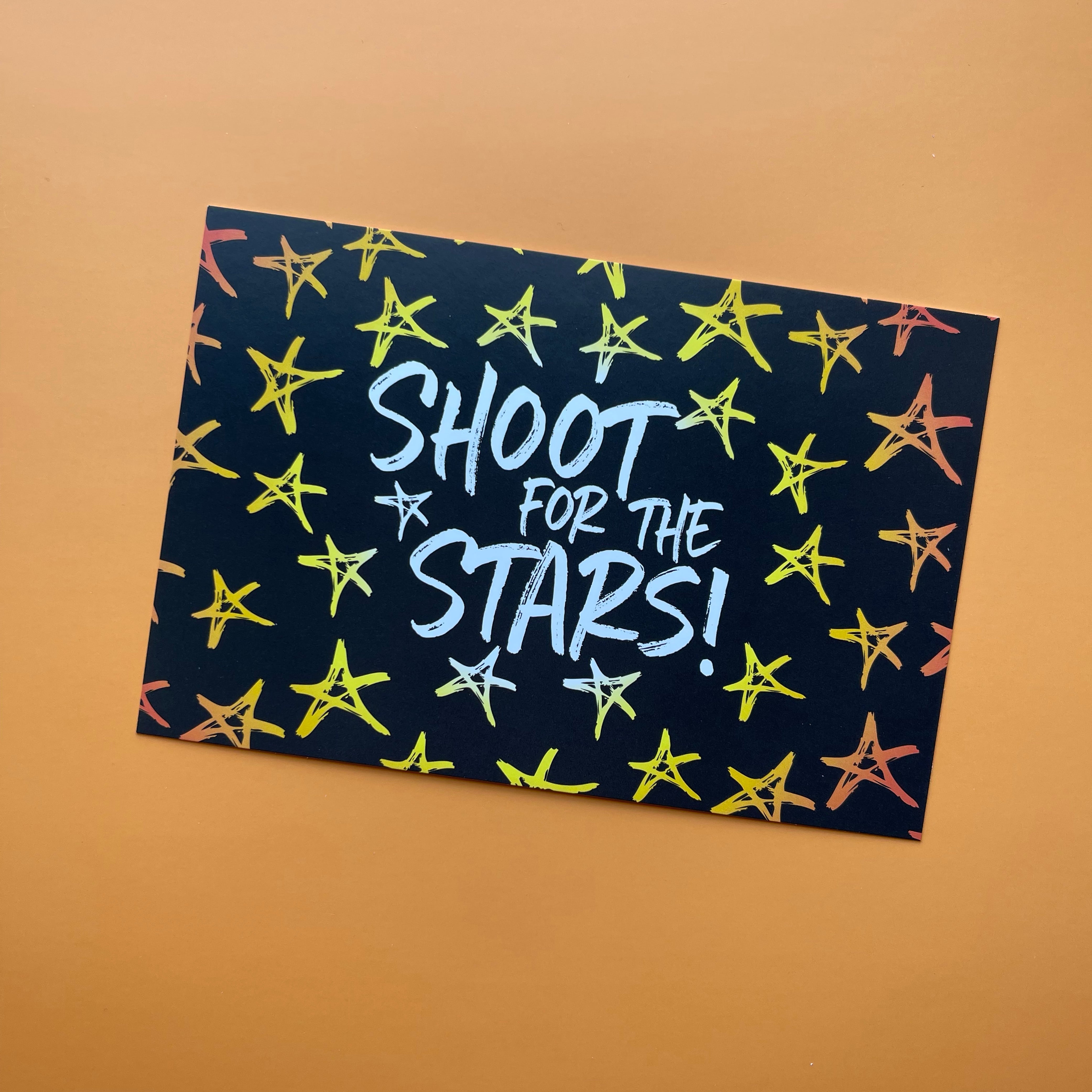 Shoot for the Stars - Postcard