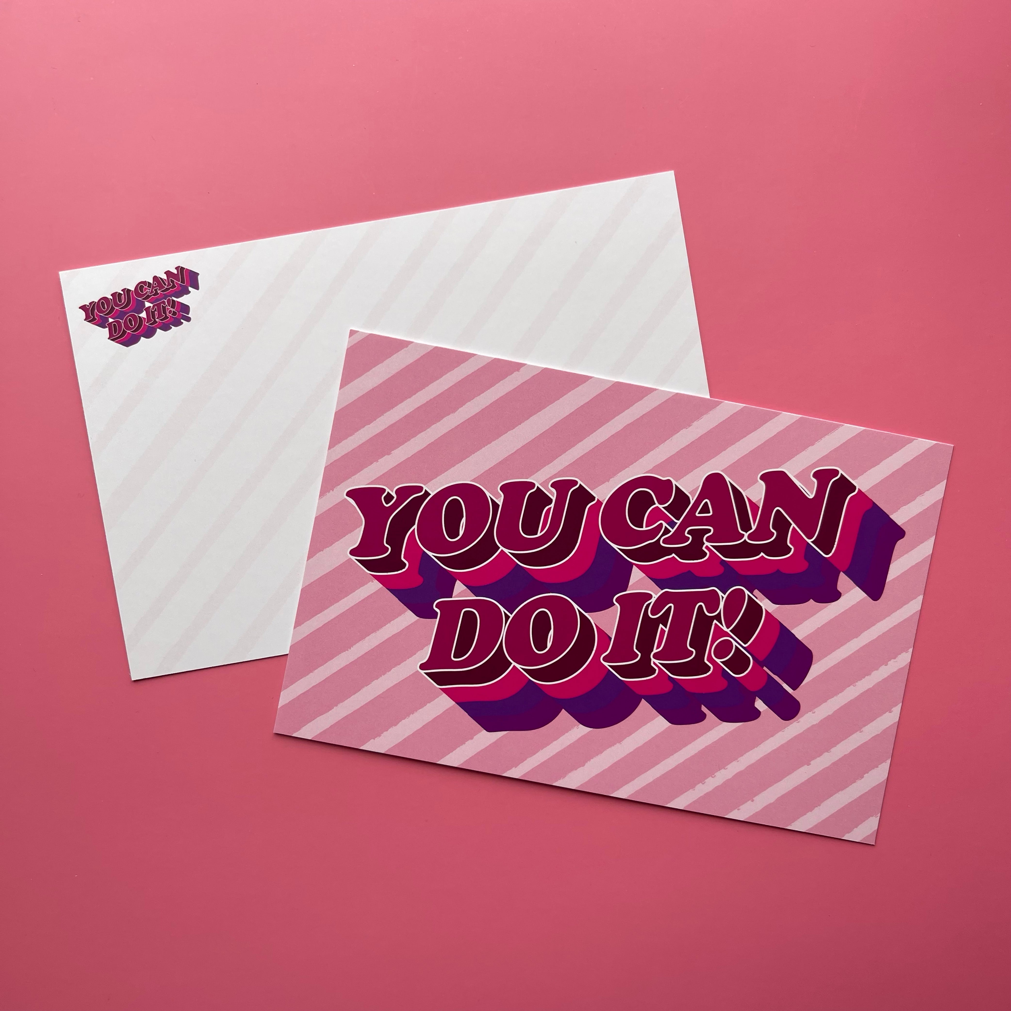 You Can Do It - Echo - Postcard