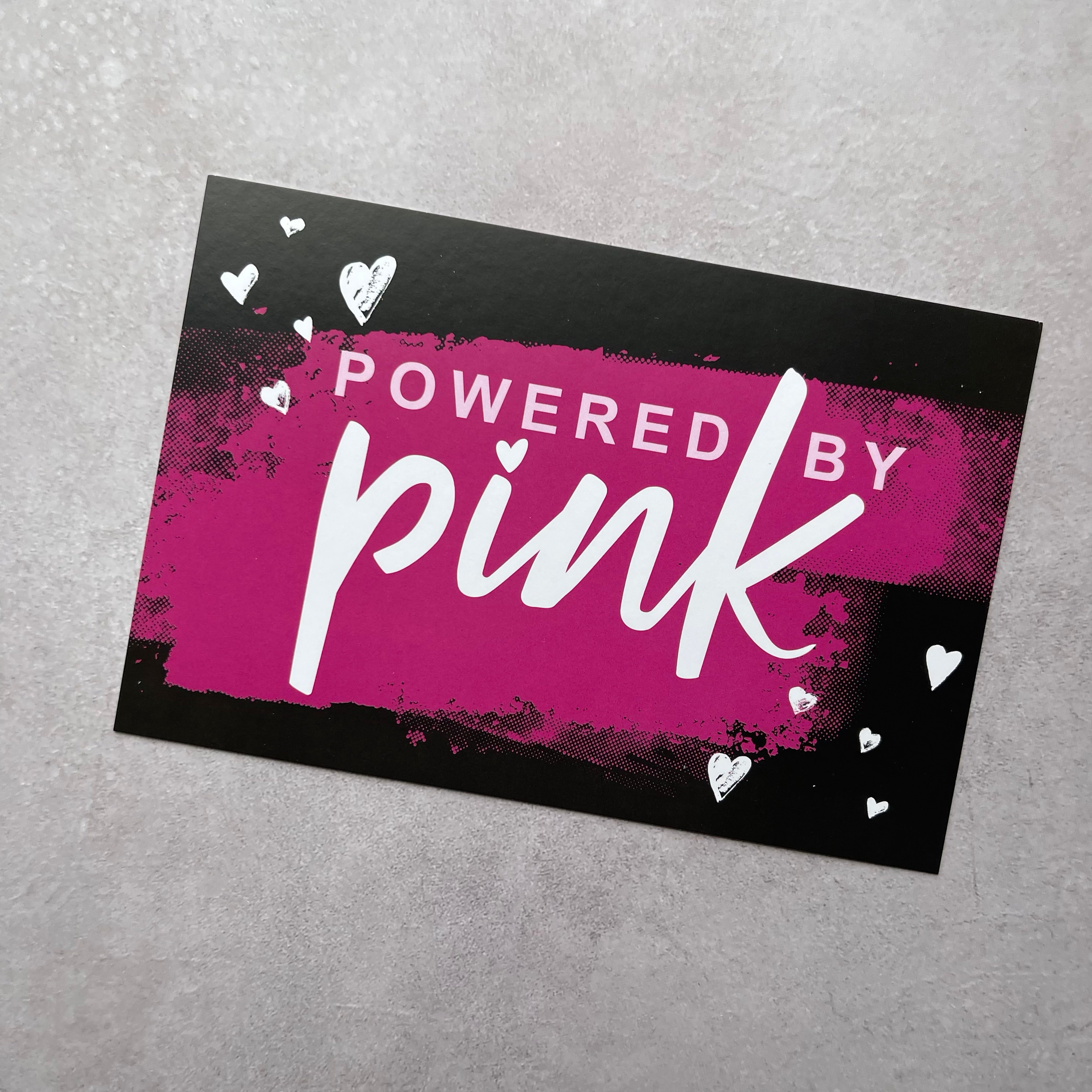 Powered By Pink - Postcard