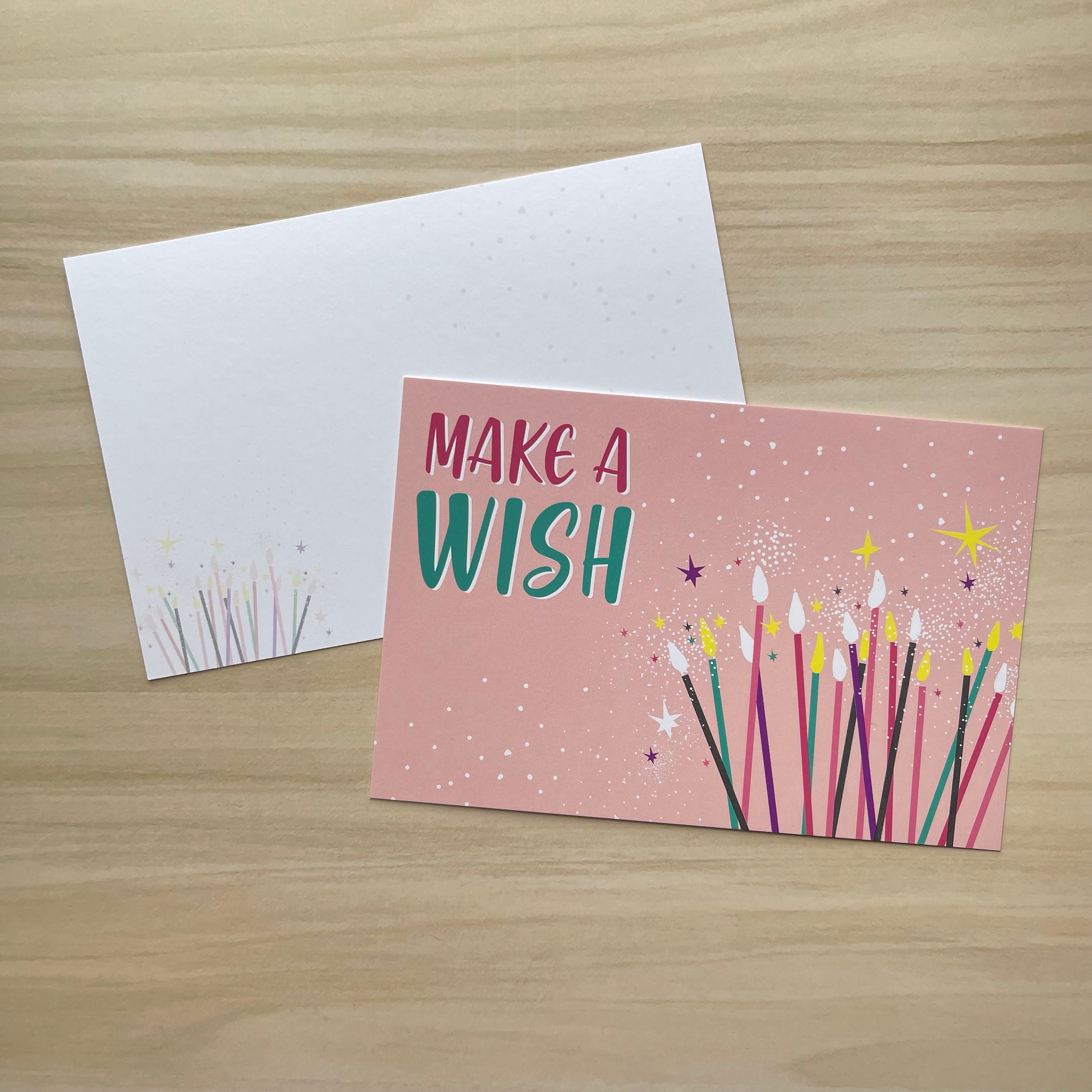 Make A Wish - Postcard