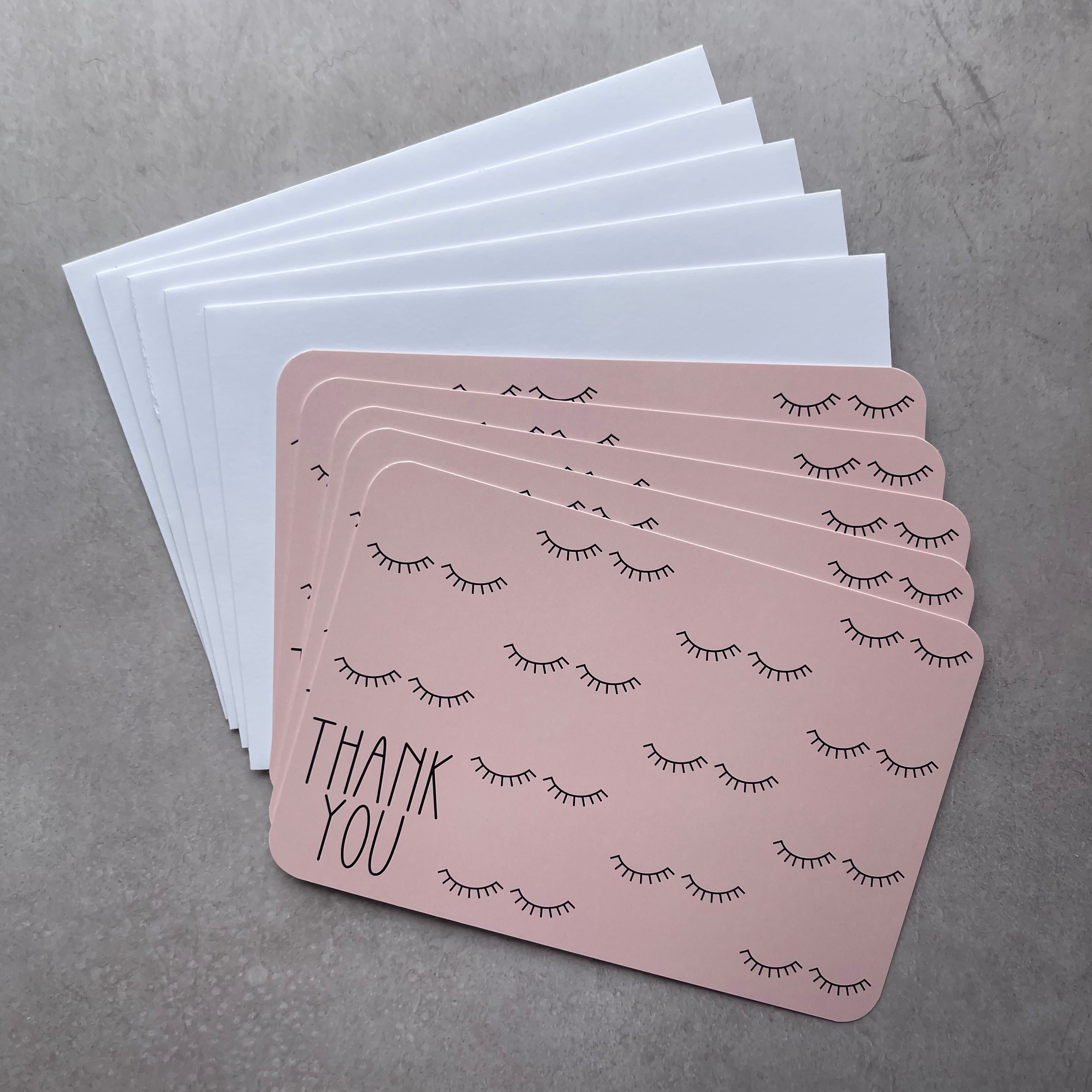 Thank You Lashes - Notecard Sets