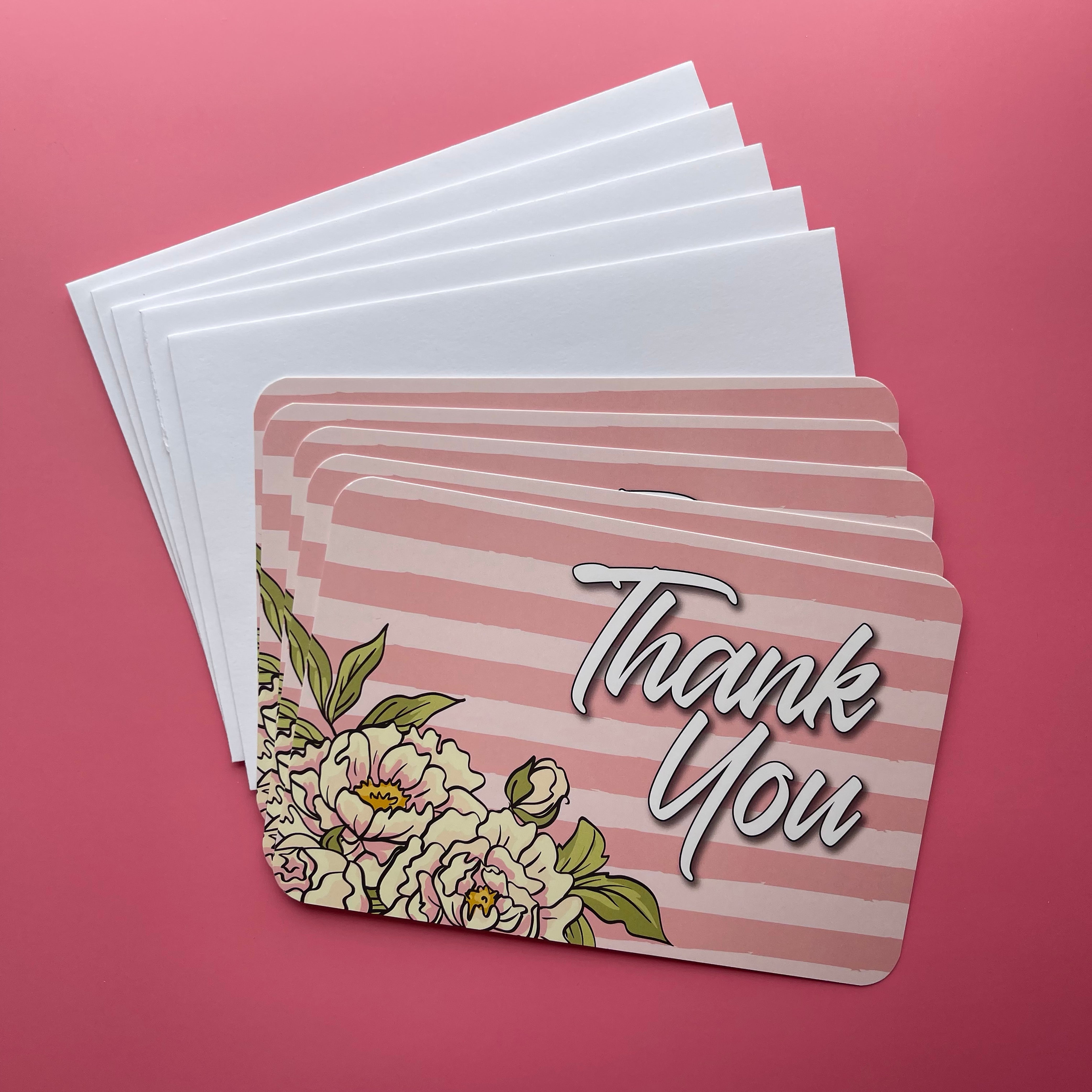 Thank You Floral - Notecard Sets