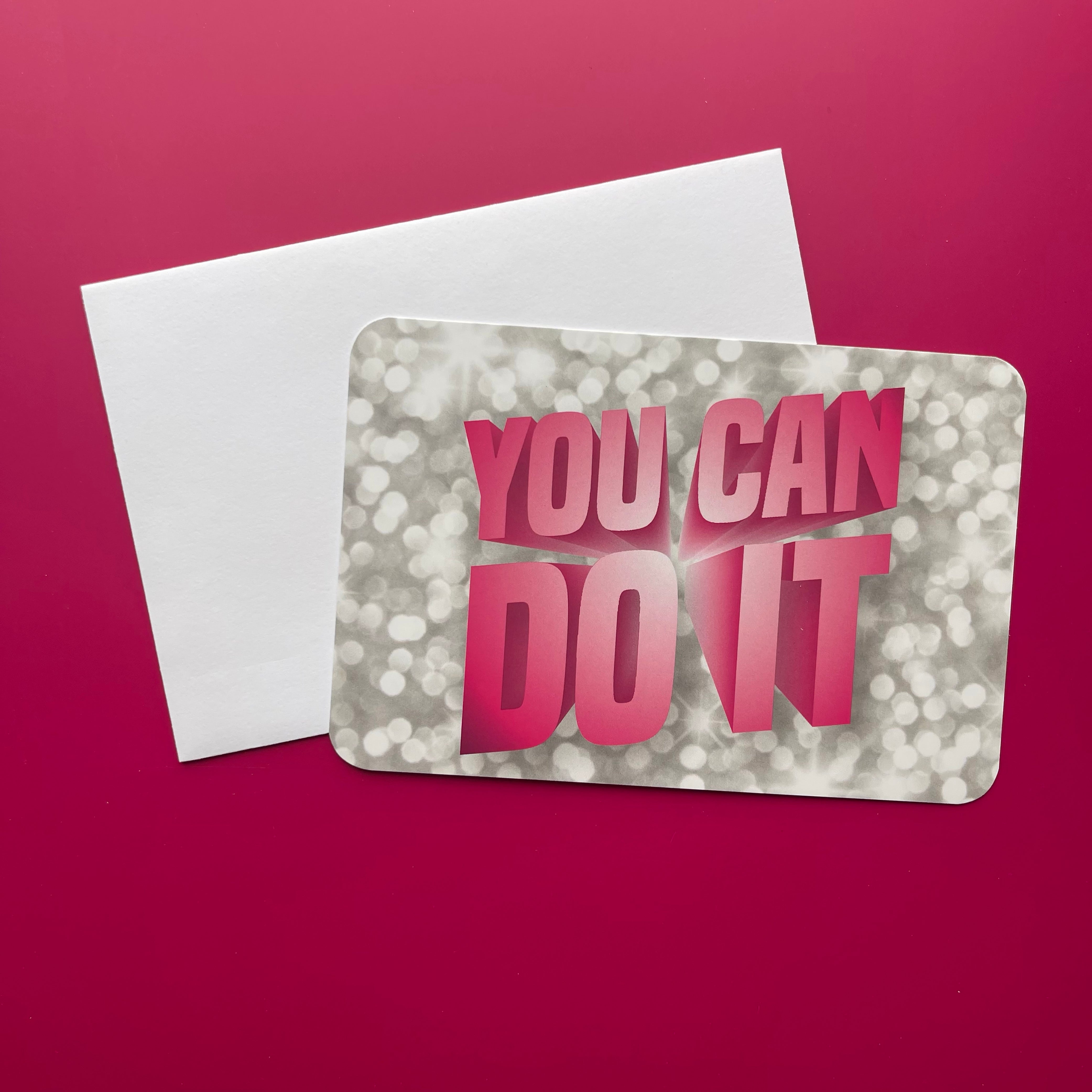 You Can Do It - Glitter - Notecard Sets