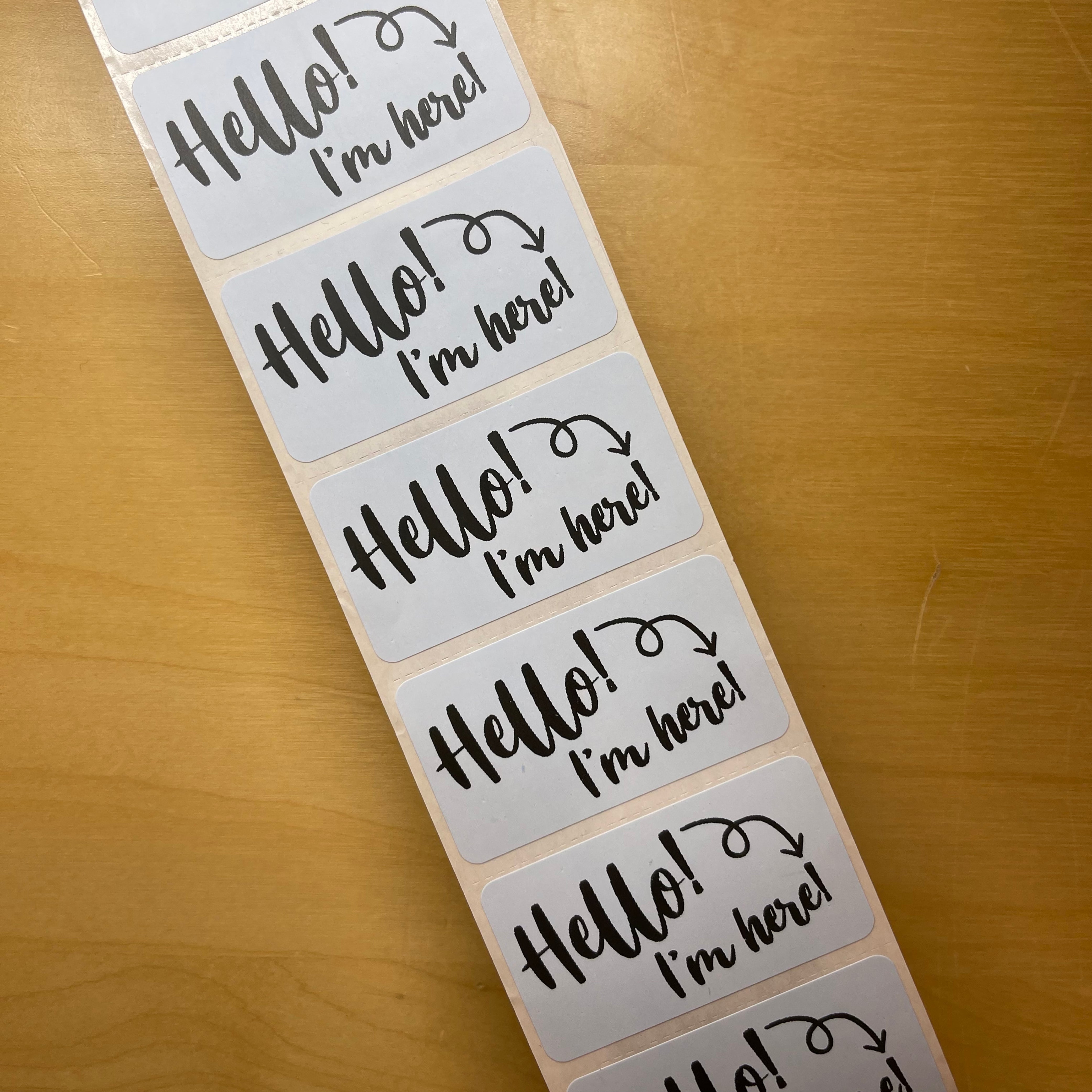 Hello! I'm Here! - Strip Stickers