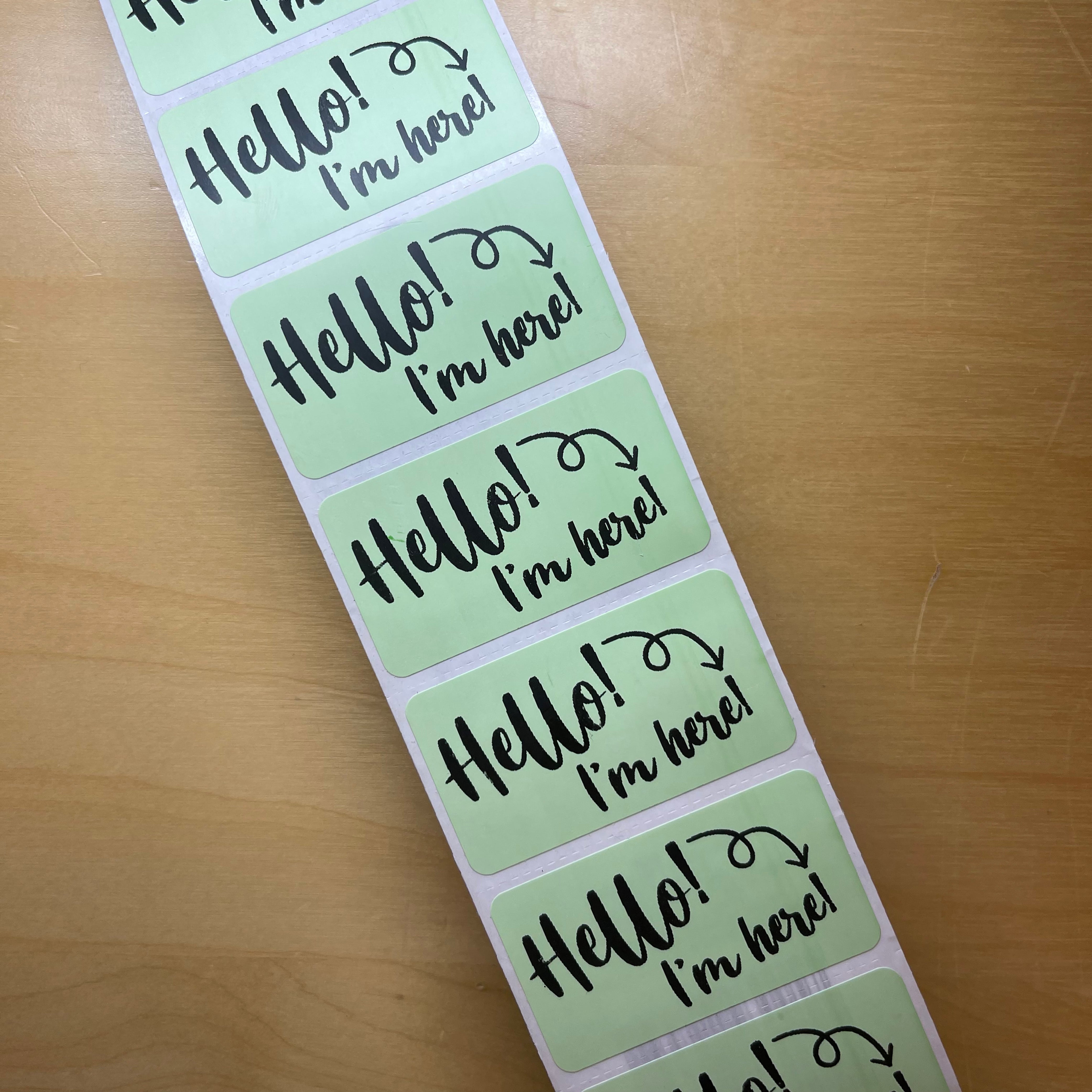 Hello! I'm Here! - Strip Stickers