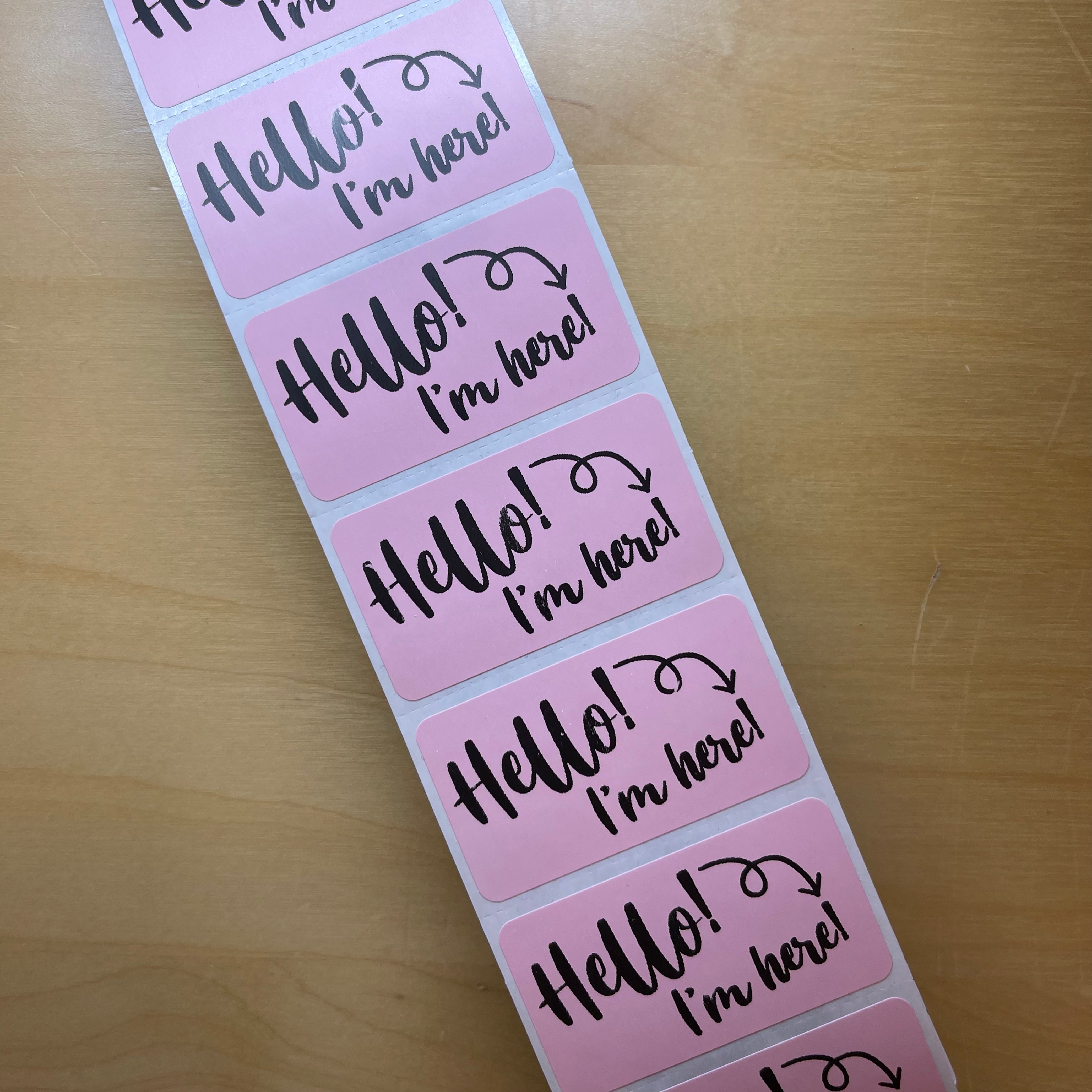 Hello! I'm Here! - Strip Stickers