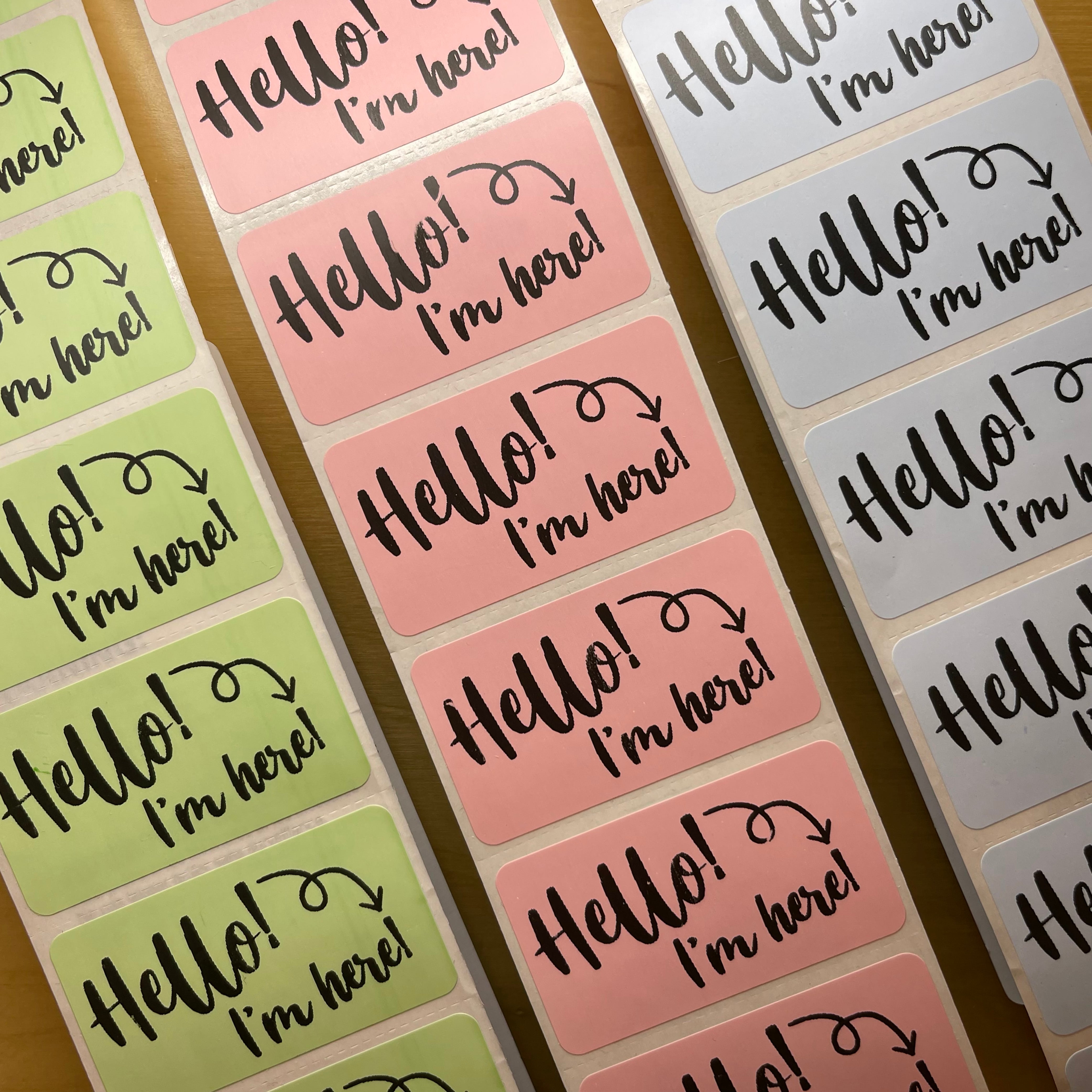 Hello! I'm Here! - Strip Stickers