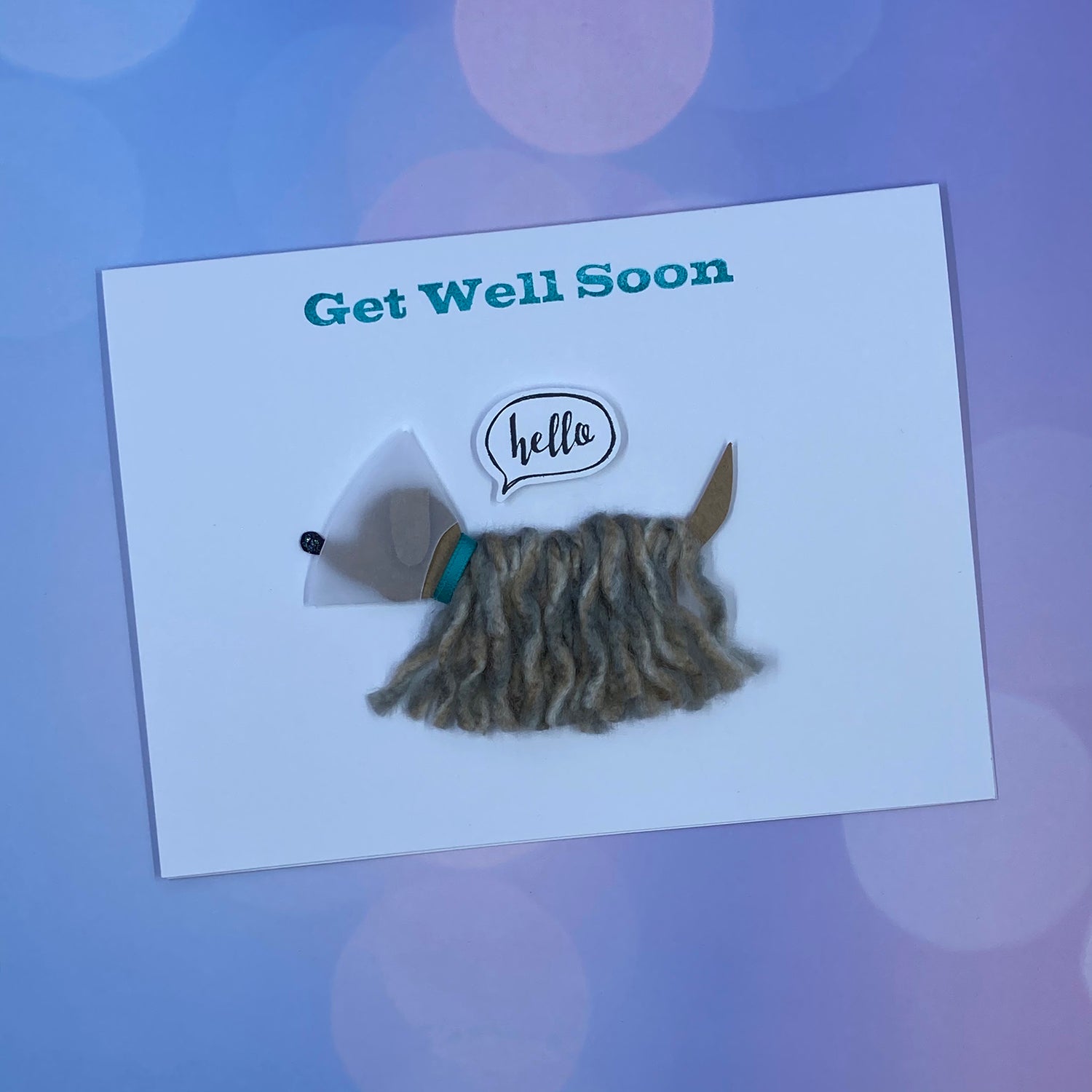 Get Well Soon Puppy - Handmade Card