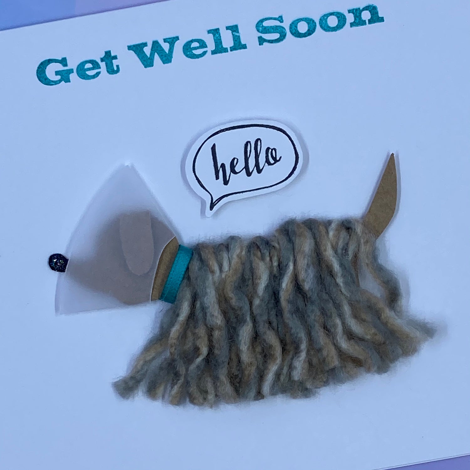 Get Well Soon Puppy - Handmade Card