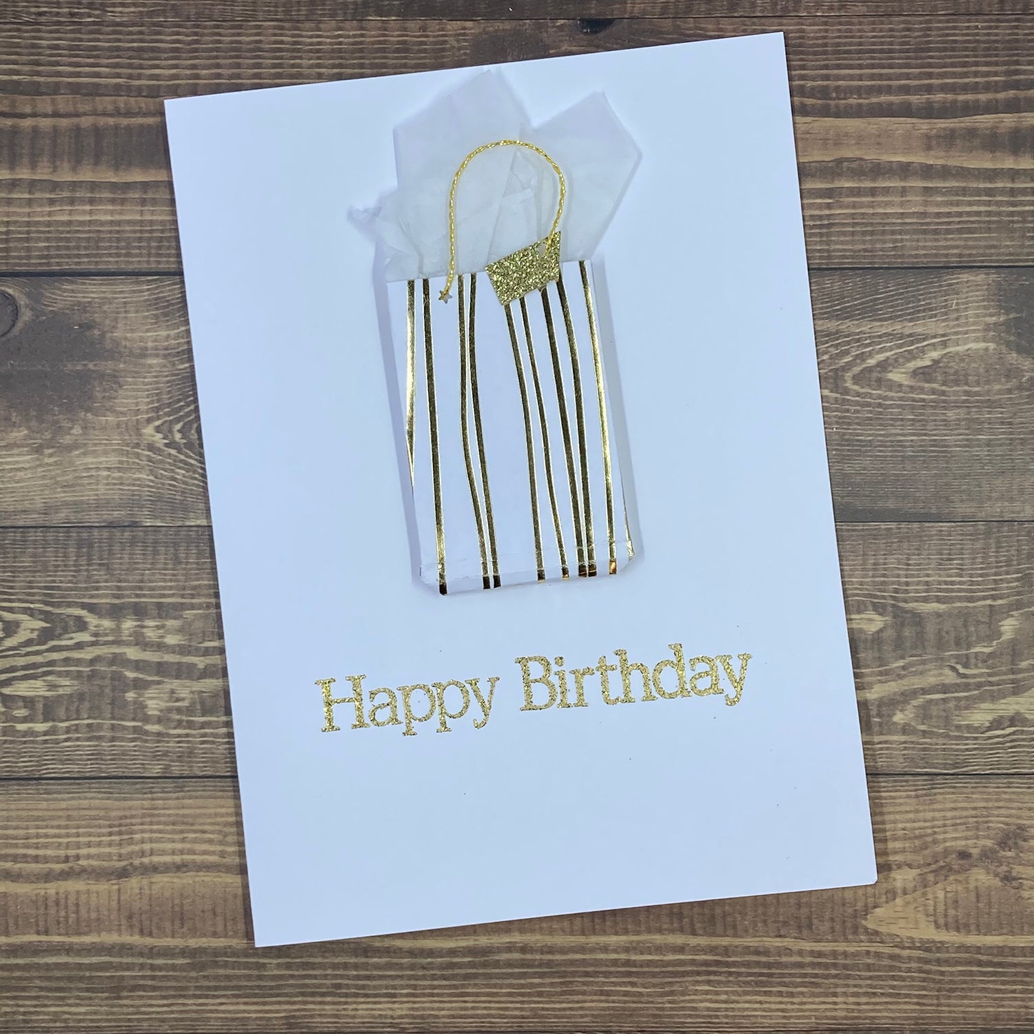 Birthday Shopper - Handmade Card