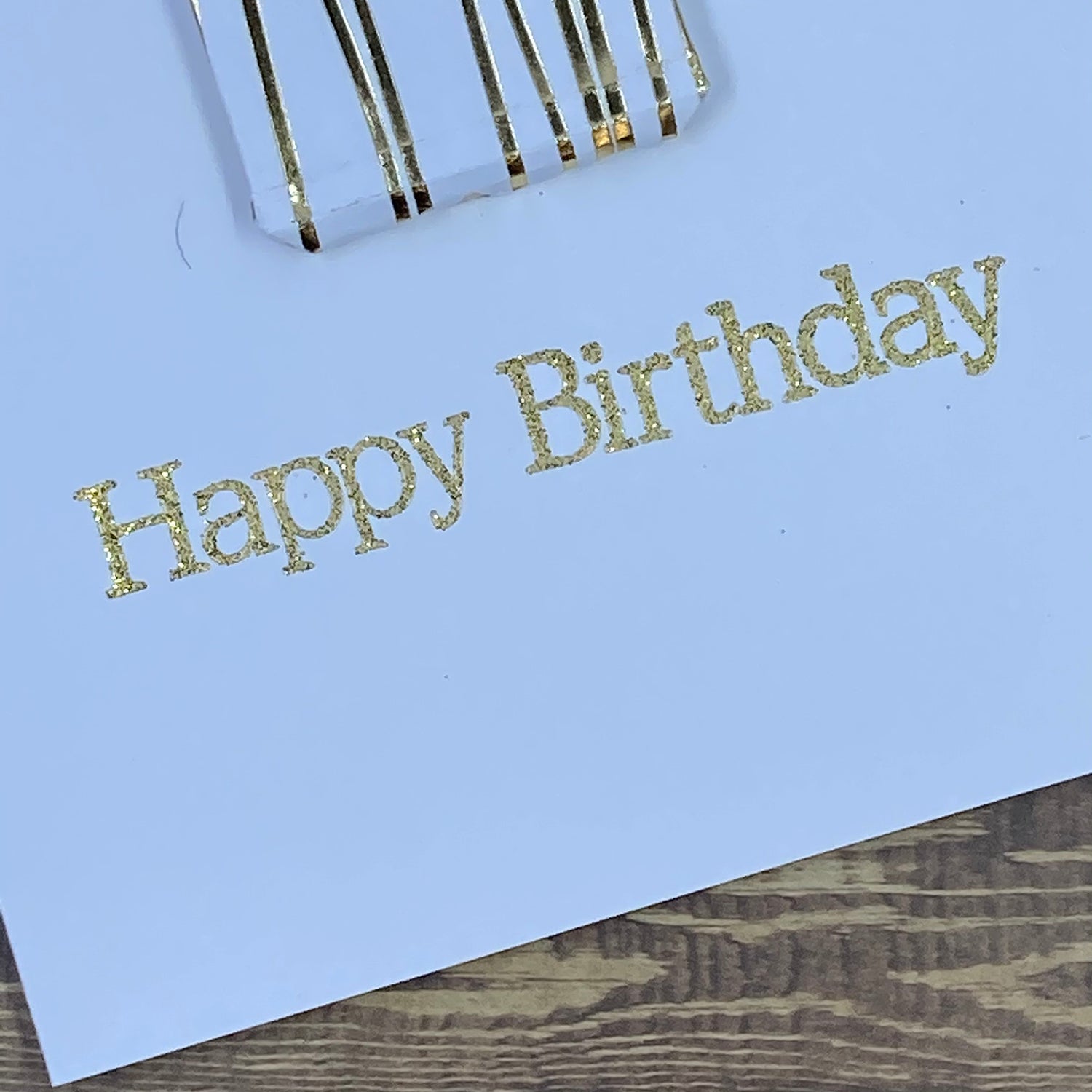 Birthday Shopper - Handmade Card