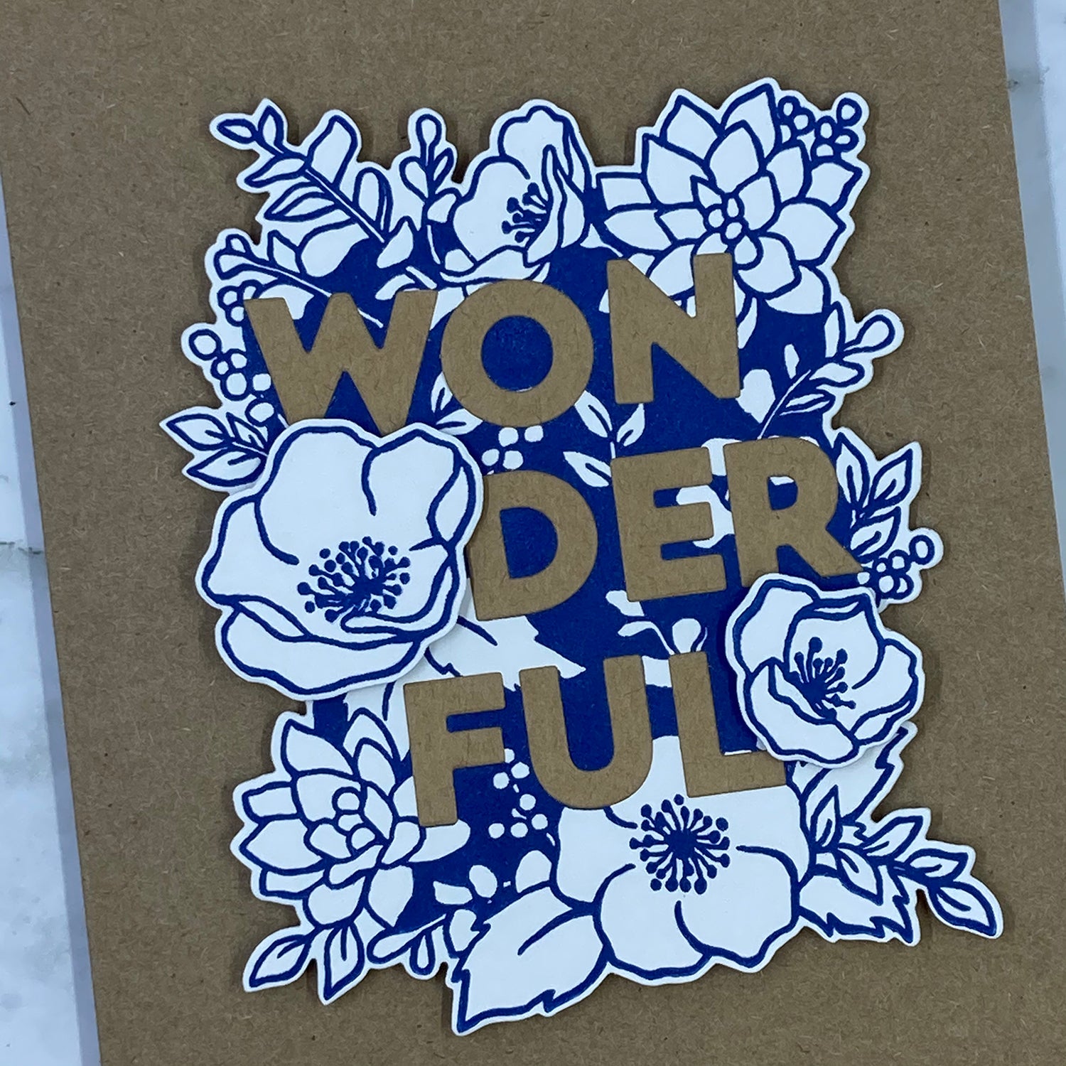 Wonderful - Handmade Card