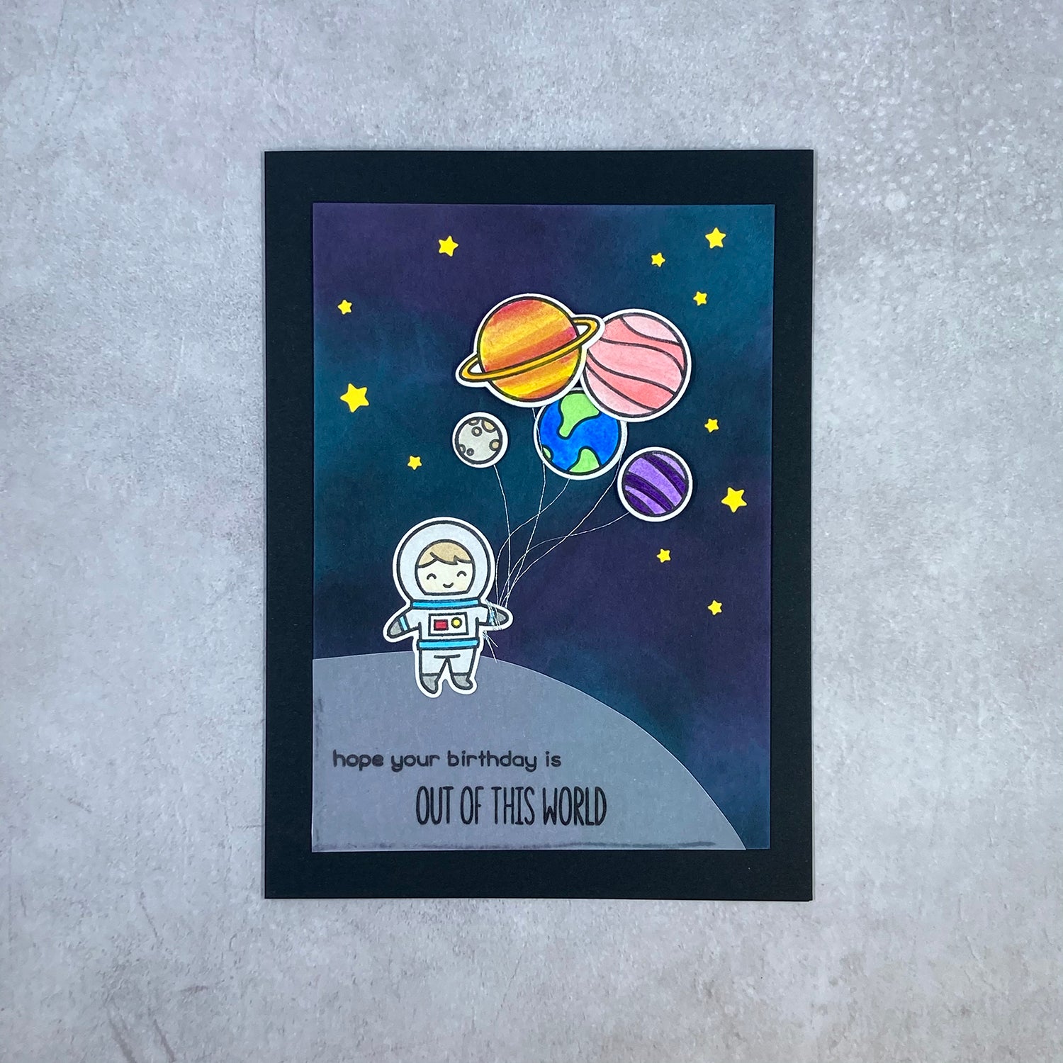 Out of This World - Handmade Card