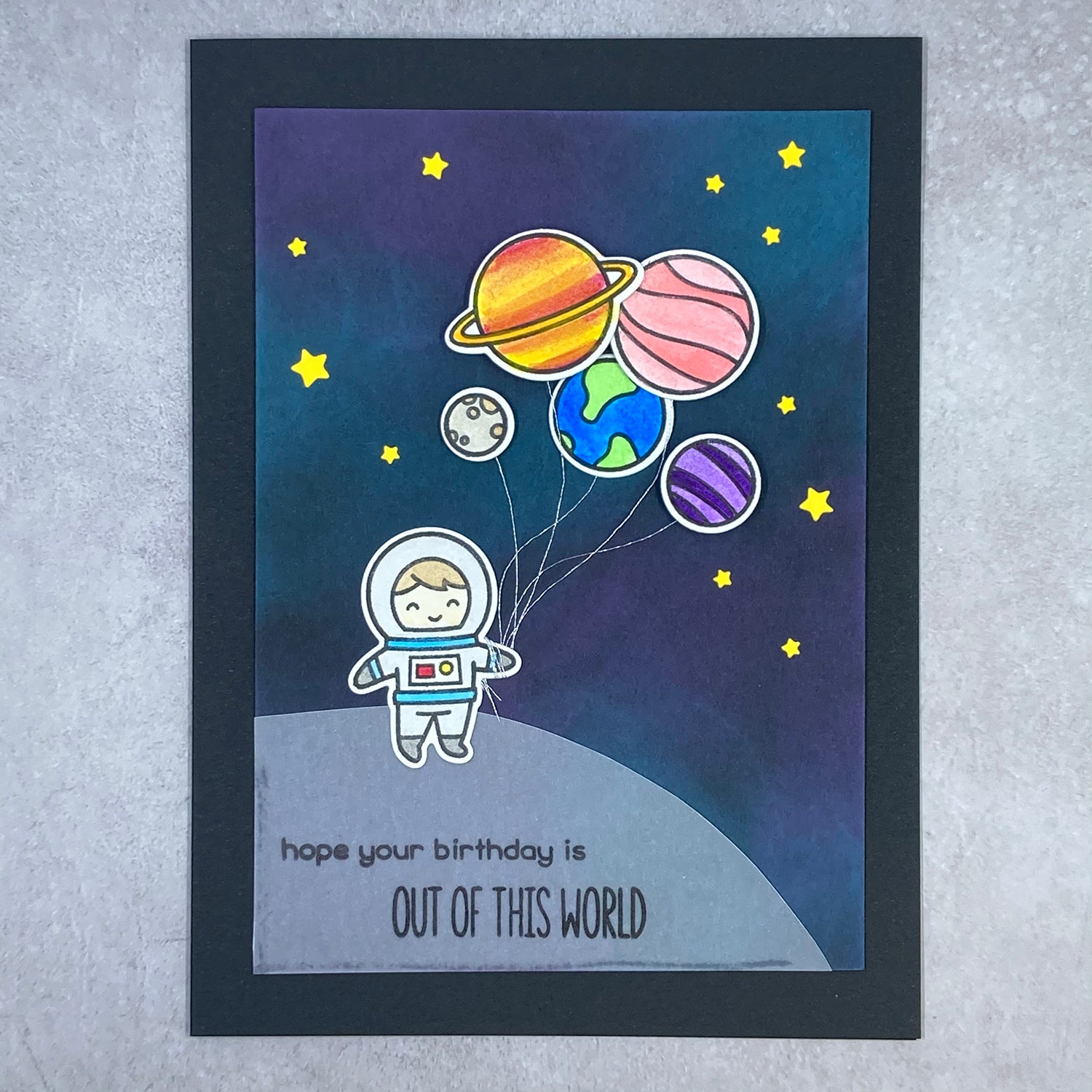 Out of This World - Handmade Card