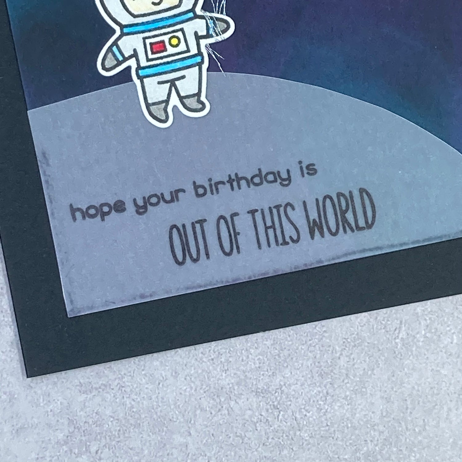 Out of This World - Handmade Card