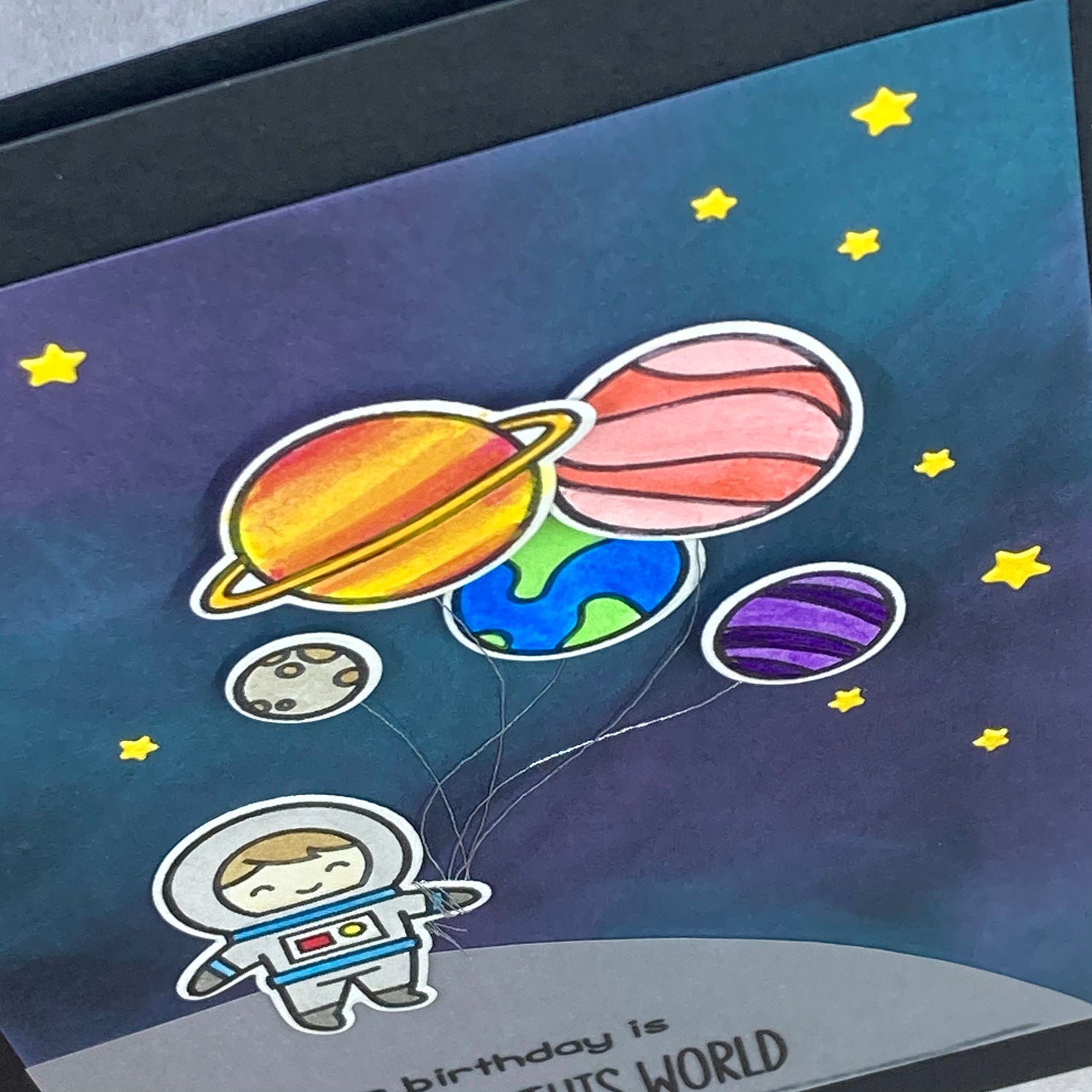 Out of This World - Handmade Card