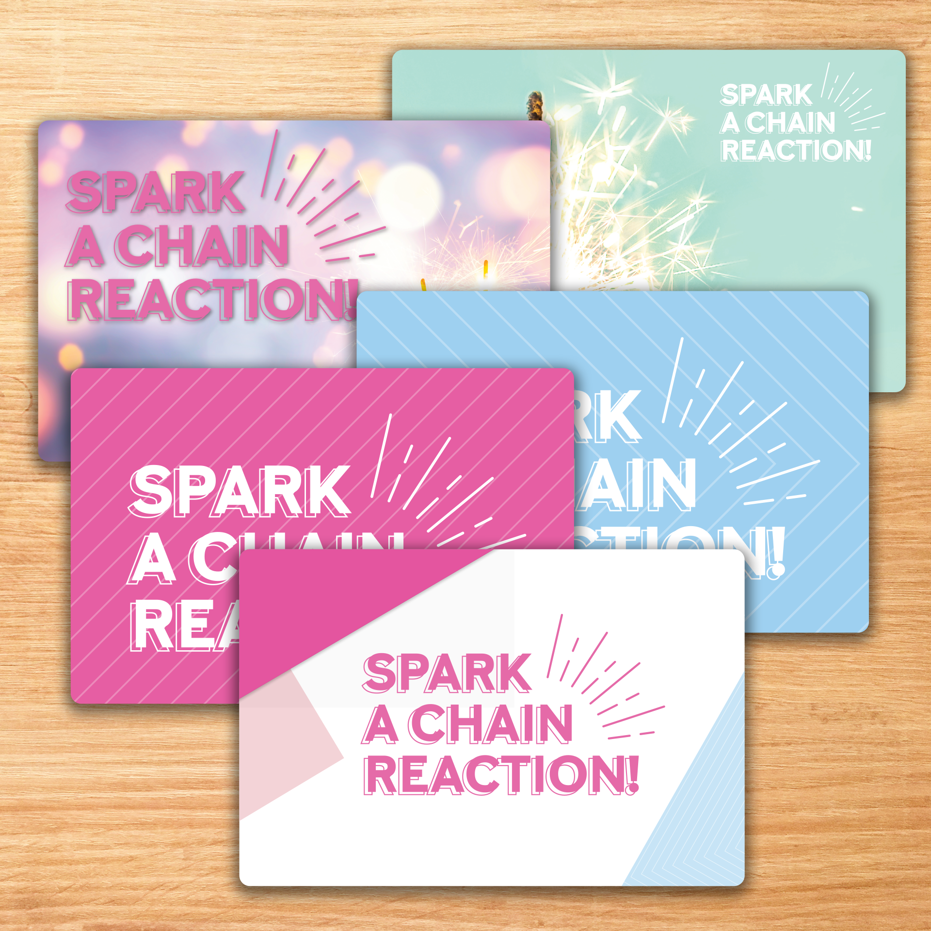 Spark a Chain Reaction - Variety Pack - Postcard