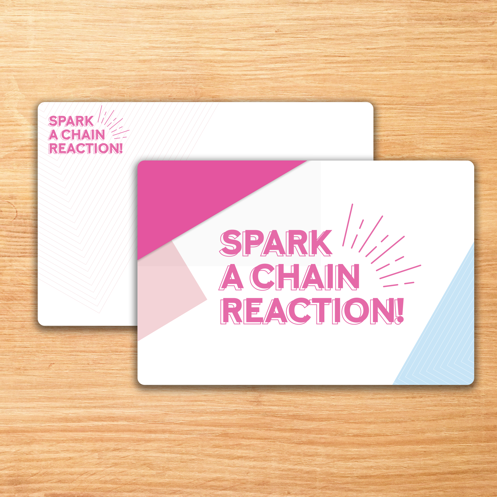 Spark a Chain Reaction - Retro - Postcard