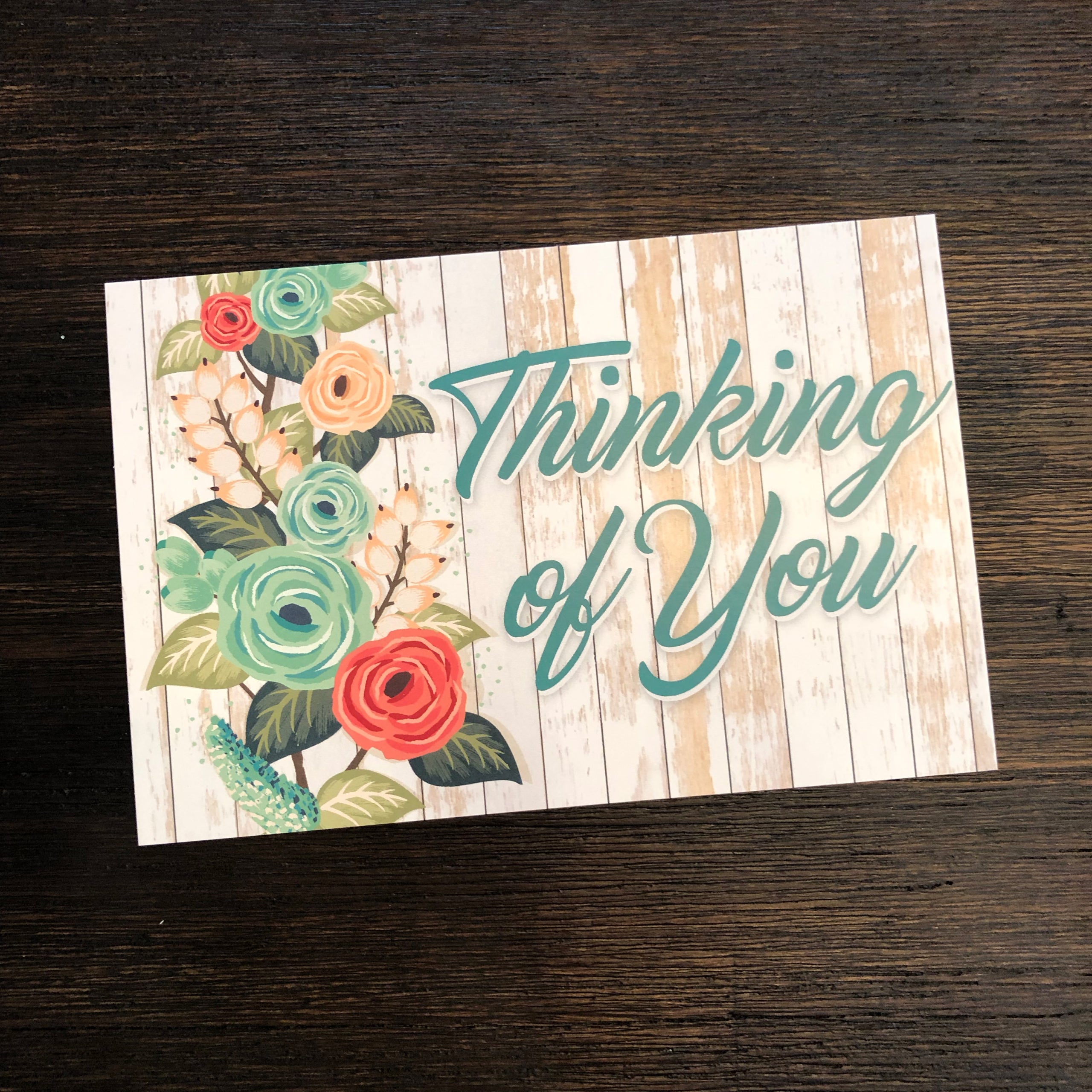 Thinking of You Floral - Postcard